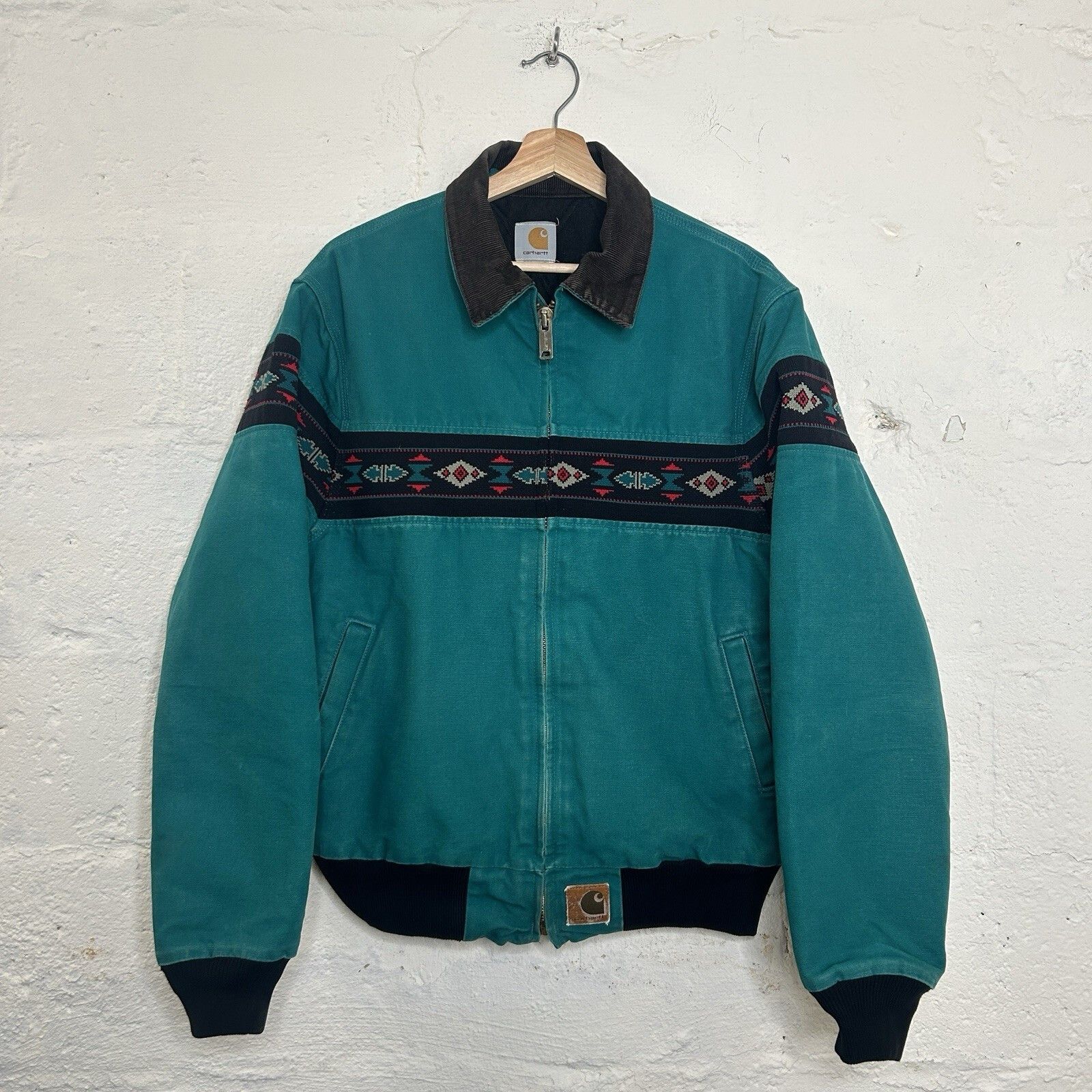 Carhartt Carhartt Southwest Jacket J78 BLK Aztec Faded Vintage