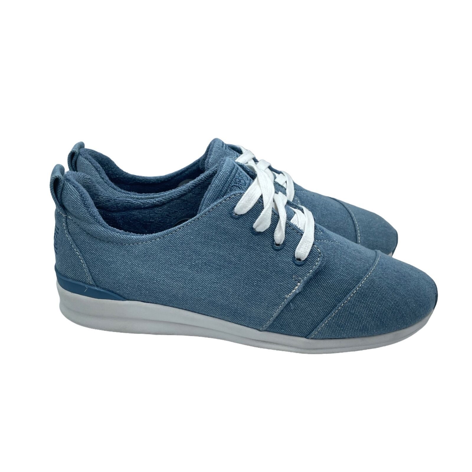 SKECHERS Bobs Skechers Phresh Denim Glory Canvas Blue Shoes Women 9.5 Size US 9.5 / IT 39.5 - 2 Thumbnail