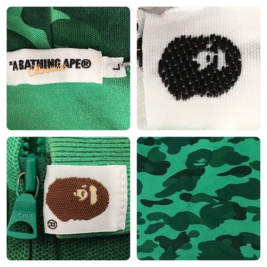 Bape 🔥Shibuya store camo🔥 BAPE Cotton Pique zip hoodie APE NIGO Size US L / EU 52-54 / 3 - 7 Thumbnail