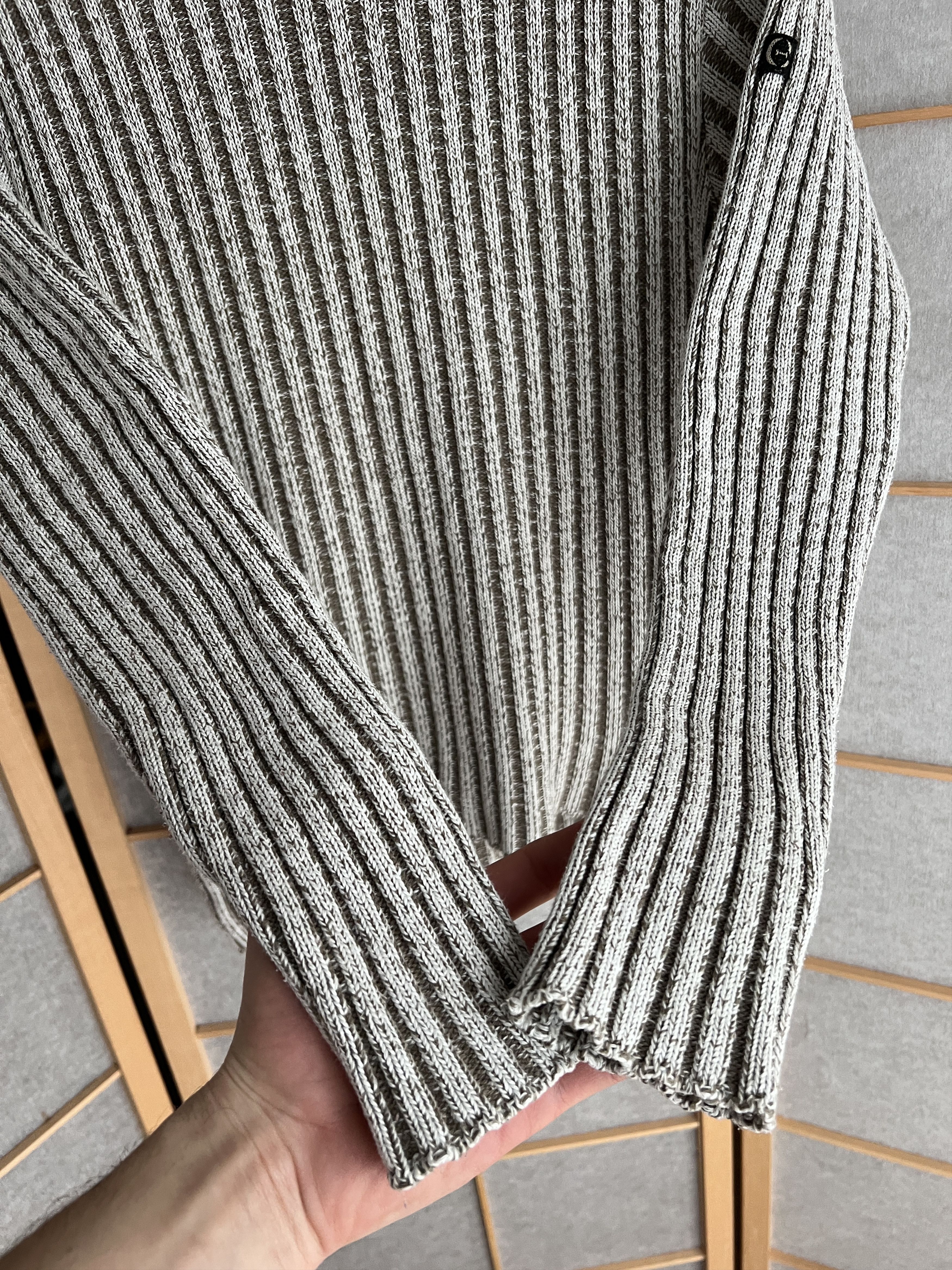 Diesel VTG 90s y2k opium japanese ribbed knit turtleneck sweater Size US M / EU 48-50 / 2 - 6 Thumbnail