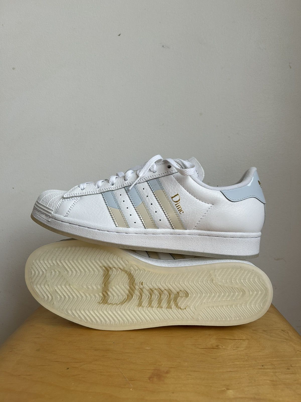 Adidas  Dime Dime Adidas Superstar ADV Cloud White | Grailed