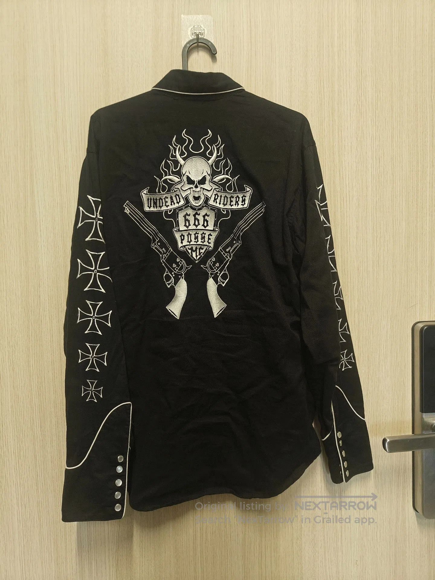 Rockmount Ranch Wear Rockmount Skull Cross Western Shirt. Size US M / EU 48-50 / 2 - 2 Thumbnail