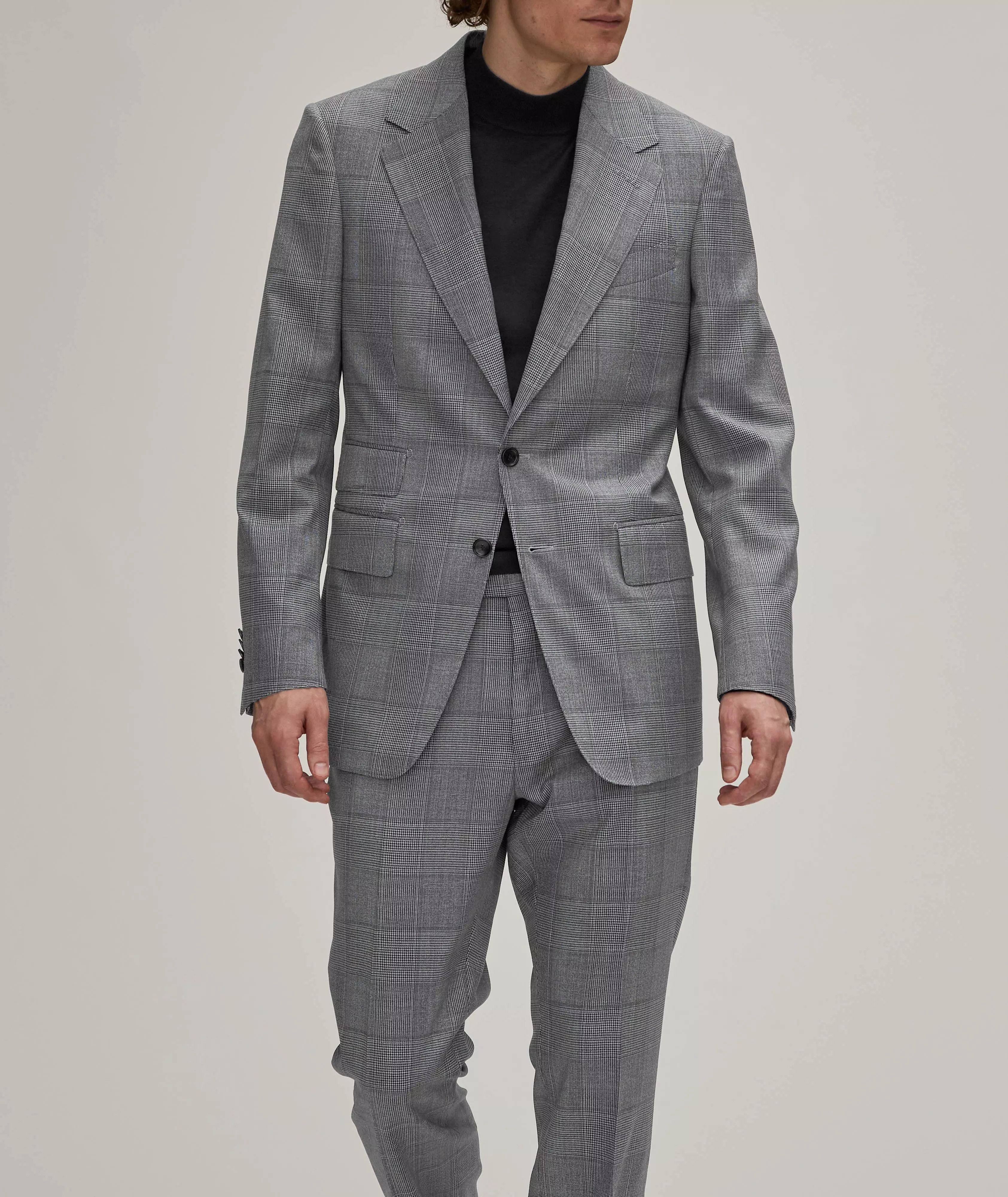 Tom Ford o1w1db10125 21454C Wool Suit in Grey Size US M / EU 48-50 / 2 - 2 Thumbnail