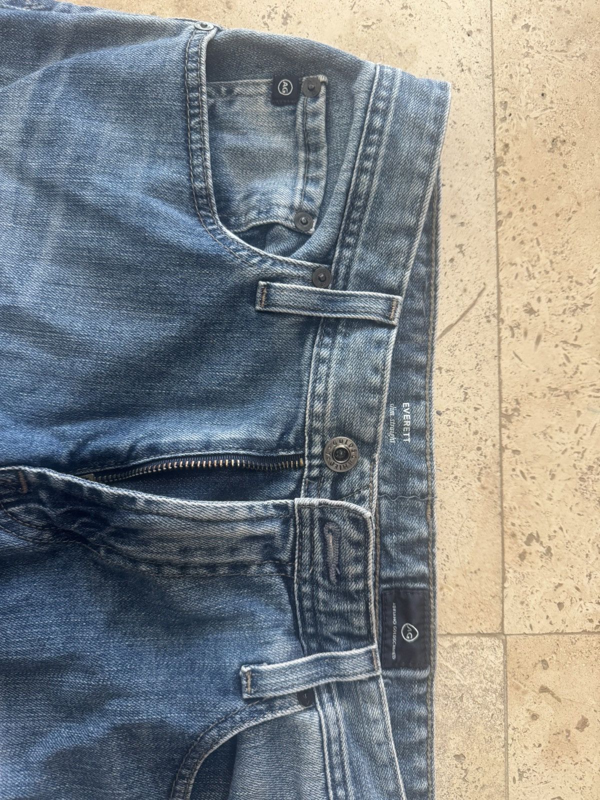 AG Adriano Goldschmied AG Adriano Goldschmied Everett Jeans - Slim Straight 31x32 Size US 31 - 3 Thumbnail