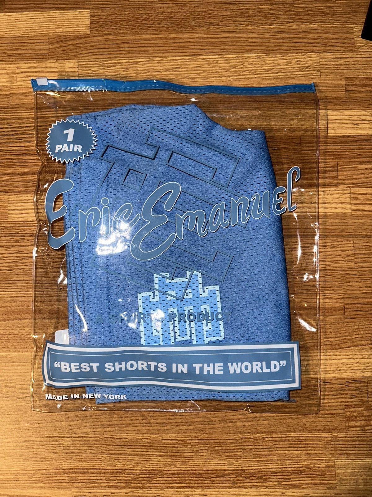 Eric Emanuel Eric Emanuel Light Blue Carolina Shorts Size Medium New Size US 32 / EU 48 - 2 Thumbnail