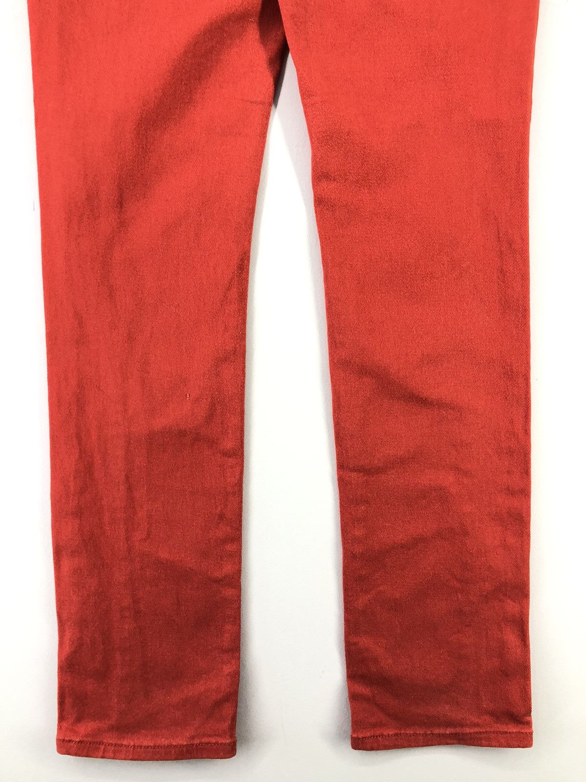 DKNY Dkny Jeans Distressed Soho Skinny Orange Jeans Size US 31 - 13 Thumbnail
