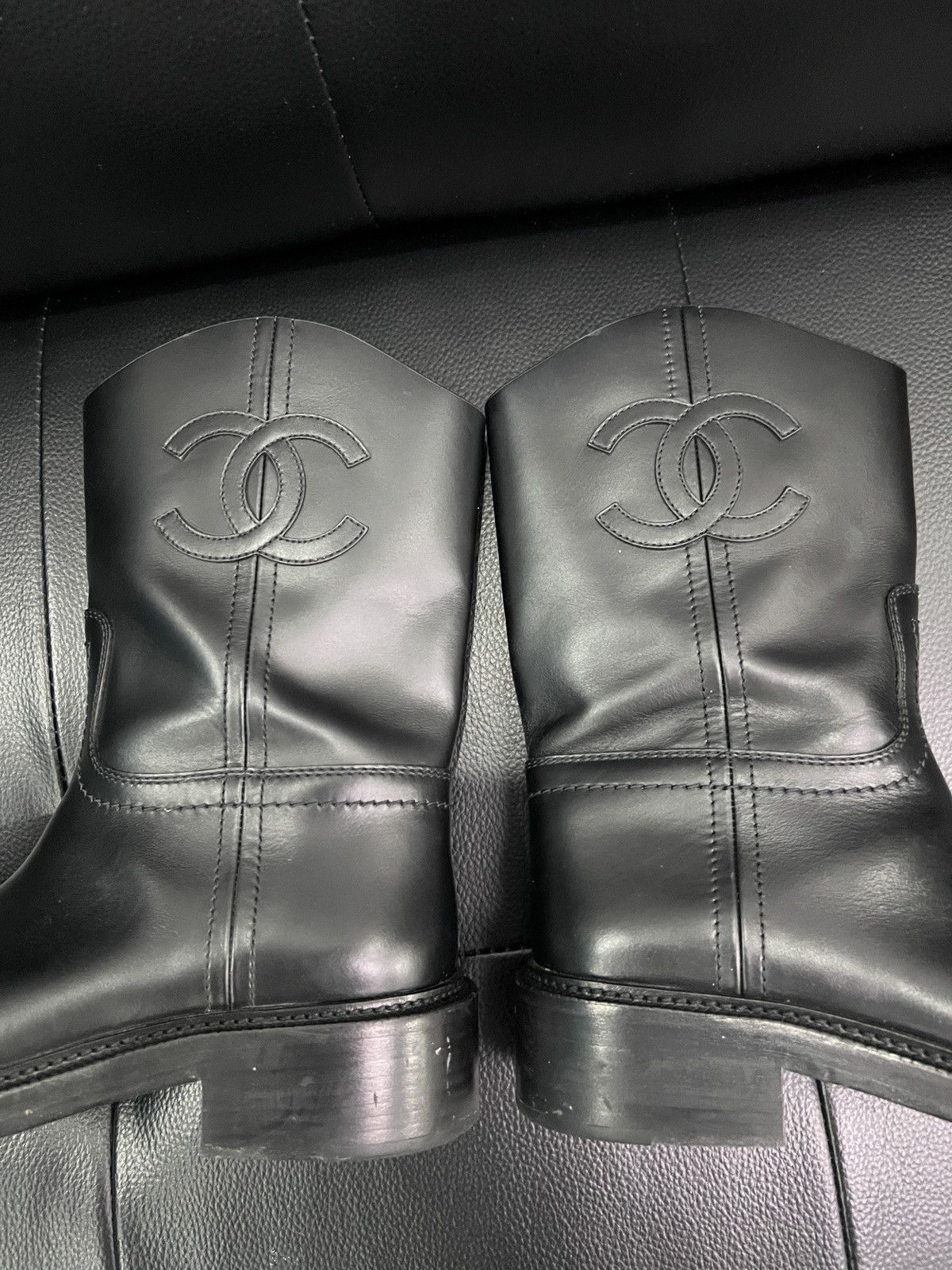 Chanel Chanel Double C Mid-Calf Riding Boots Size US 8 / IT 38 - 18 Thumbnail