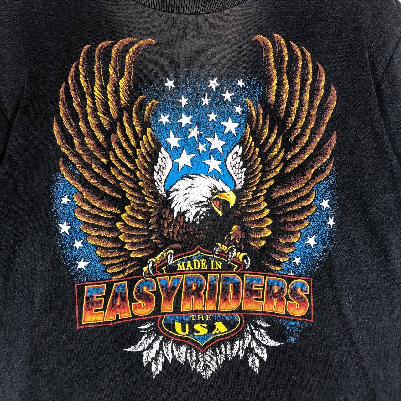 Vintage Vintage 80's Easyriders The Usa men T-shirt Size US M / EU 48-50 / 2 - 5 Thumbnail