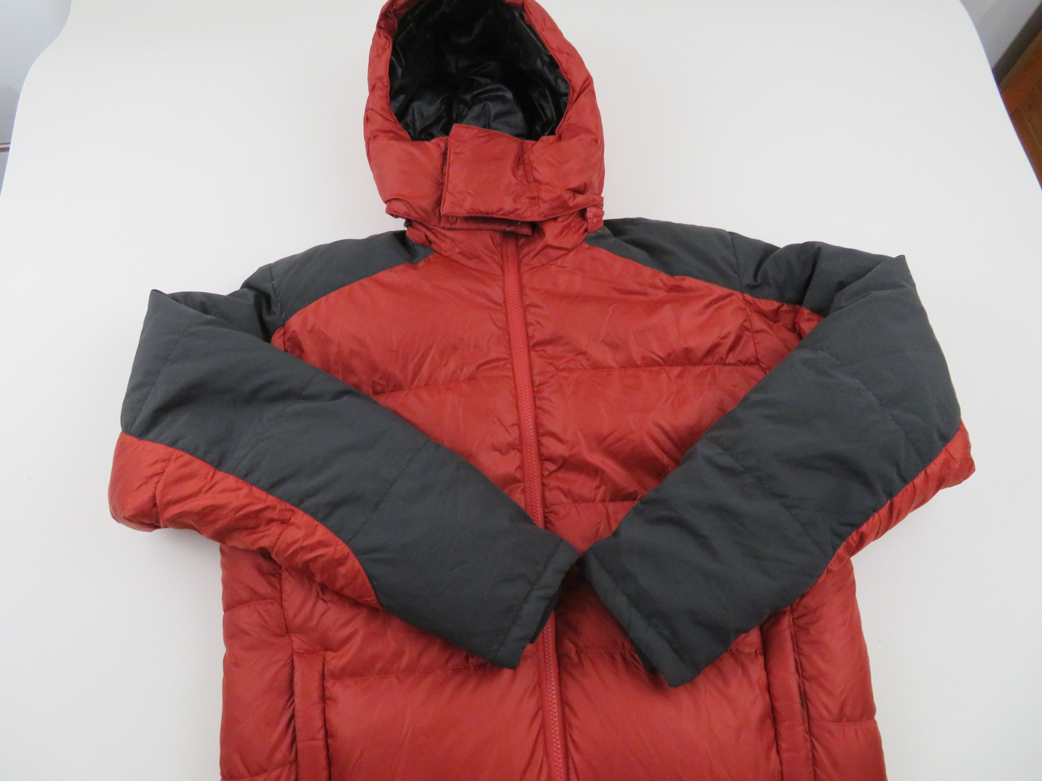 REI Mens 2011 Puffer Baffled Down Parka Jacket Size Medium