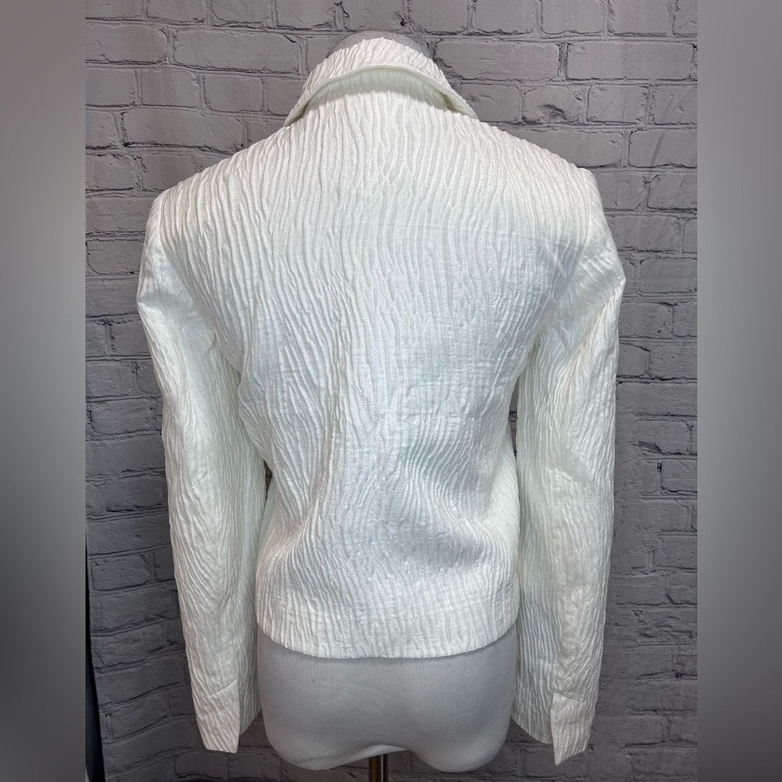 Zara Nwt- Zara textured shiny blazer- XS Size S / US 4 / IT 40 - 6 Thumbnail