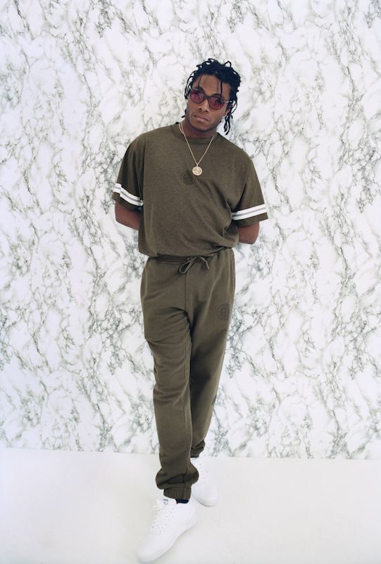 Stone Island × Supreme Used FW17 Supreme Stone Island Sweatpants Size L Olive Size US 34 / EU 50 - 16 Thumbnail