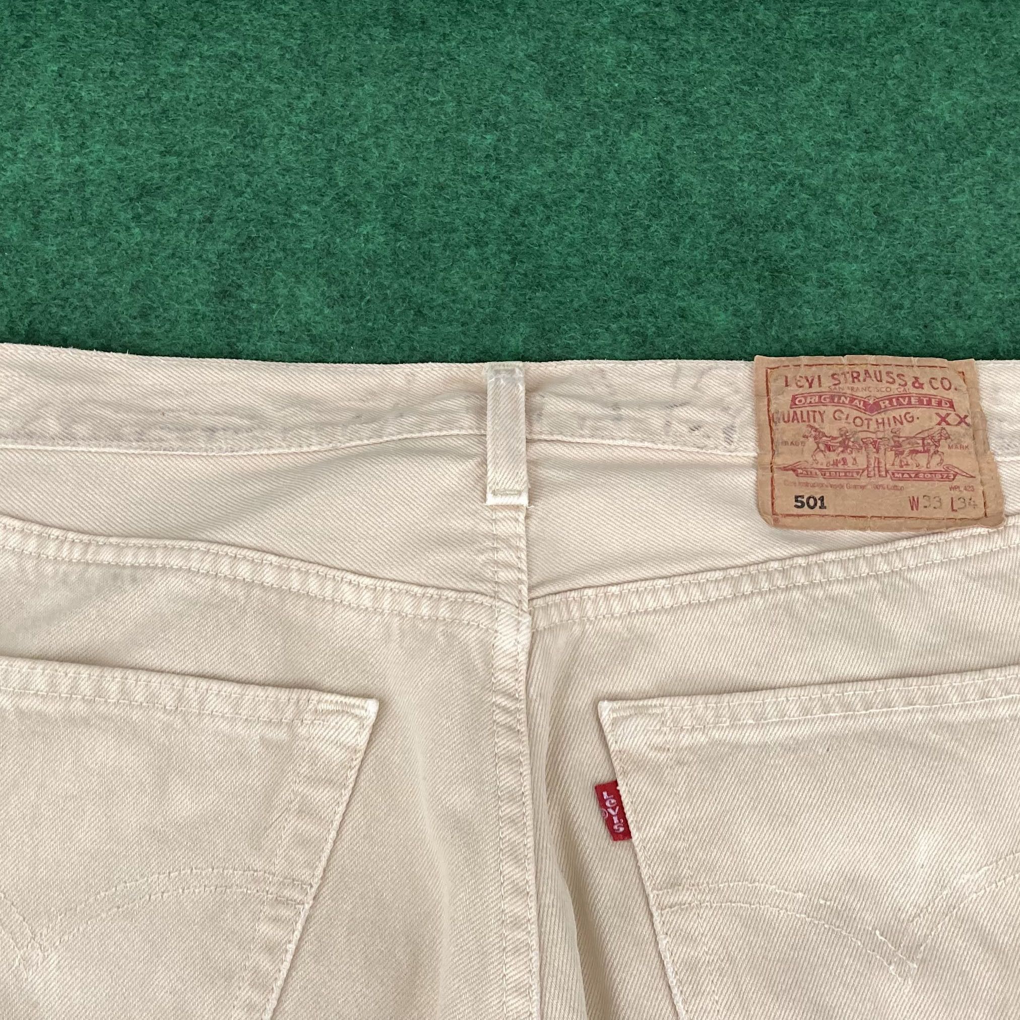 Levi's × Vintage Vtg 31x33 Levis 501 Faded Punk Grunge Jeans Size US 31 - 11 Thumbnail