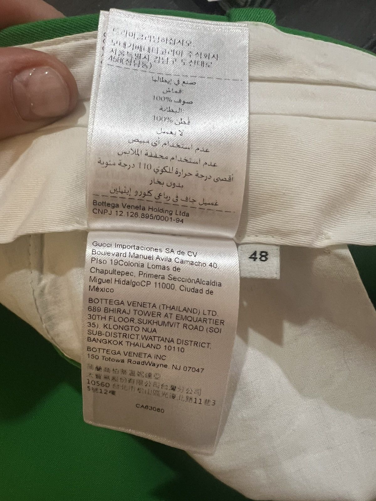 Bottega Veneta Bottega Veneta Green Wide Leg Trousers Size US 32 / EU 48 - 8 Thumbnail