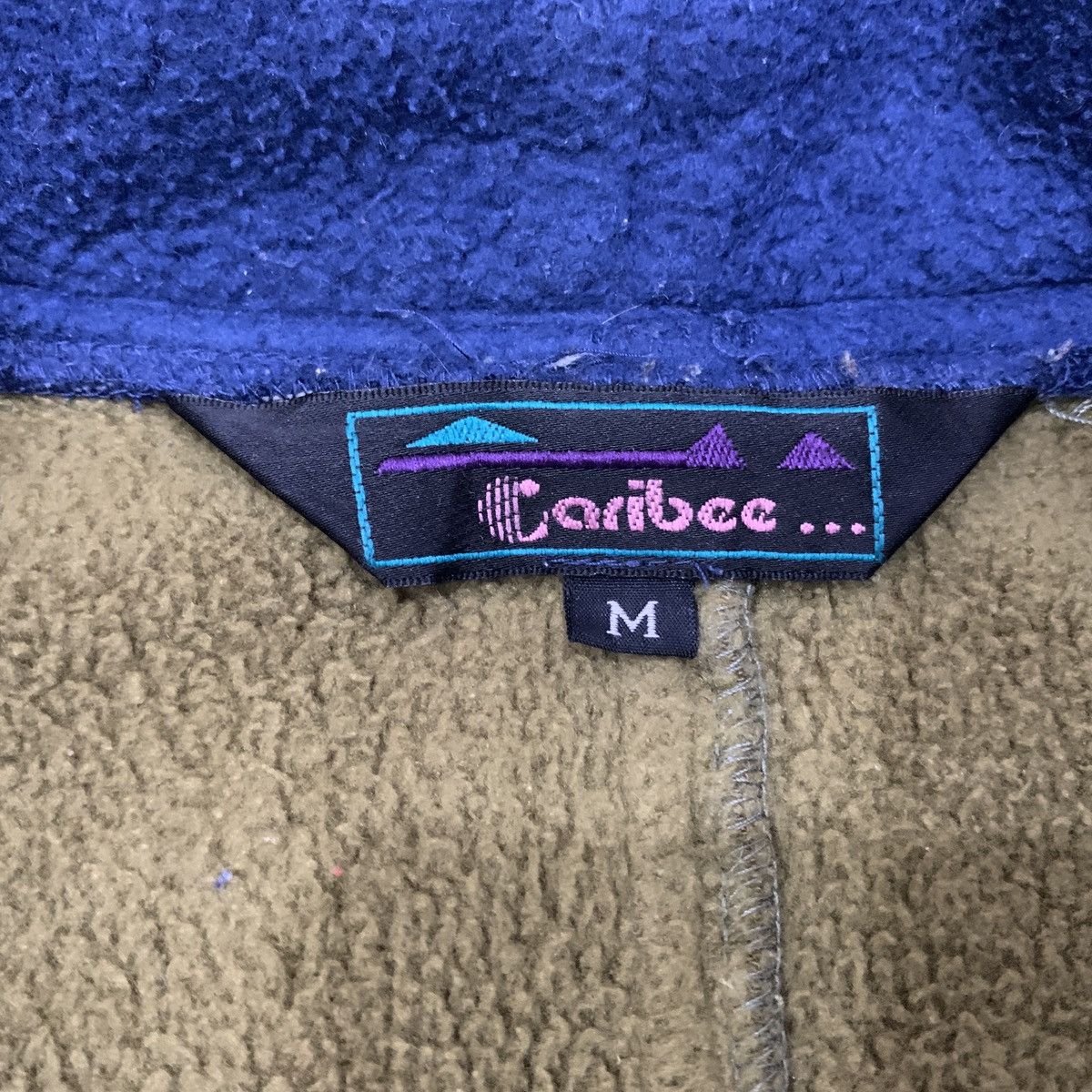 Patagonia VINTAGE 90s CARIBEE AUSTRALIA COLOUR BLOCK FLEECE JACKET Size US M / EU 48-50 / 2 - 11 Thumbnail