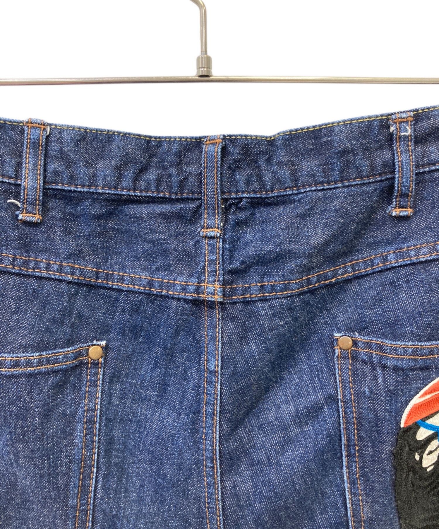Bape A BATHING APE Denim Shorts Indigo Size M Size US 30 / EU 46 - 6 Thumbnail