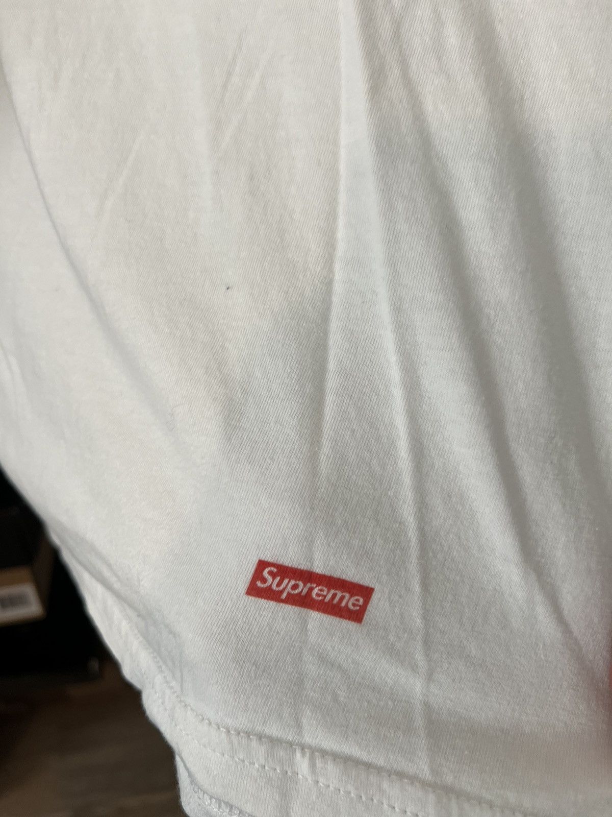 Supreme Hanes Supreme White tshirt Size US S / EU 44-46 / 1 - 3 Thumbnail