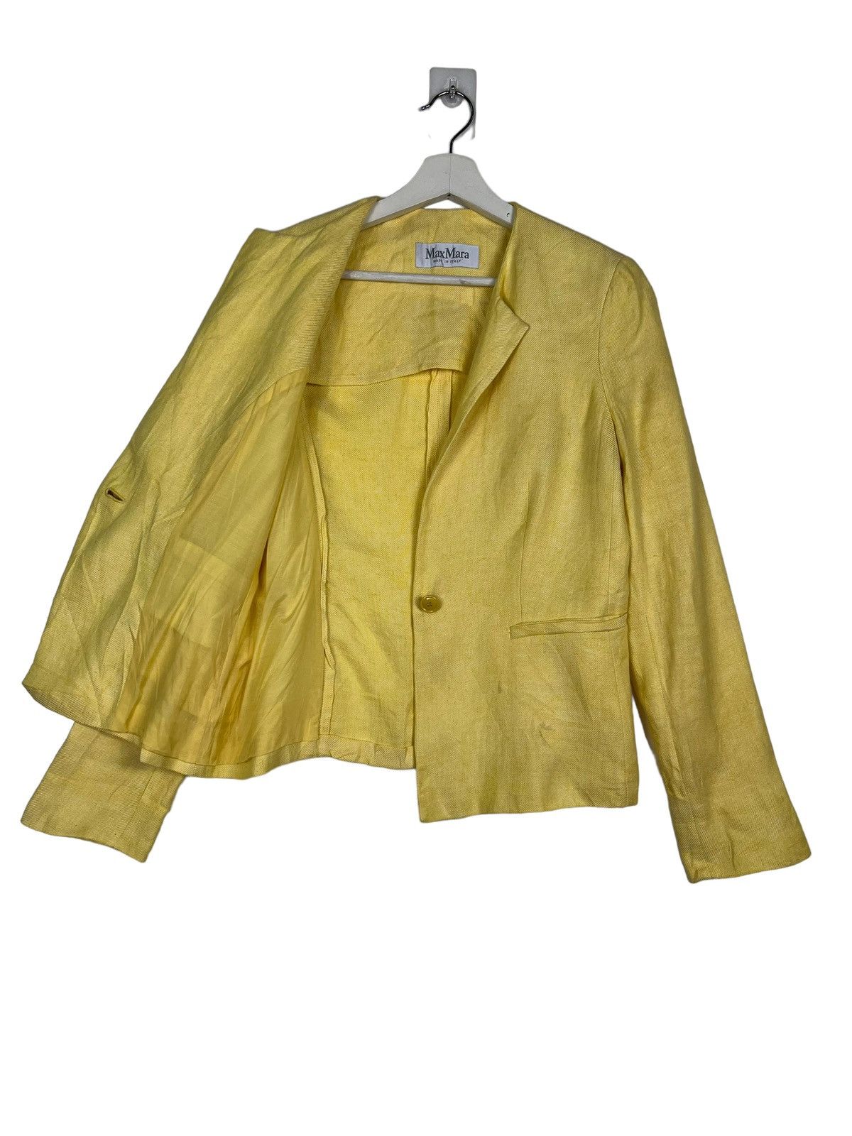 Max Mara 🔥 MAX MARA BLAZER JACKET Size M / US 6-8 / IT 42-44 - 9 Thumbnail