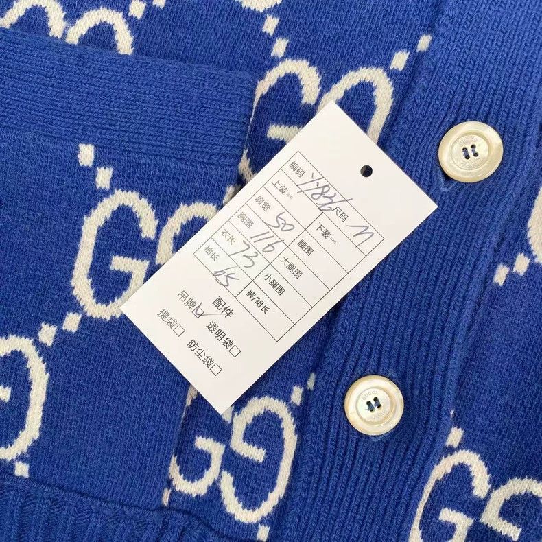 Gucci Gucci Wool double-sided logo full printed cardigan coat Size M / US 6-8 / IT 42-44 - 9 Thumbnail