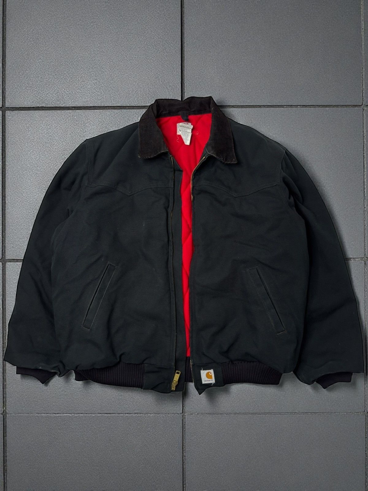 Vintage Rare 90s Carhartt Santa Fe jacket workwear Detroit