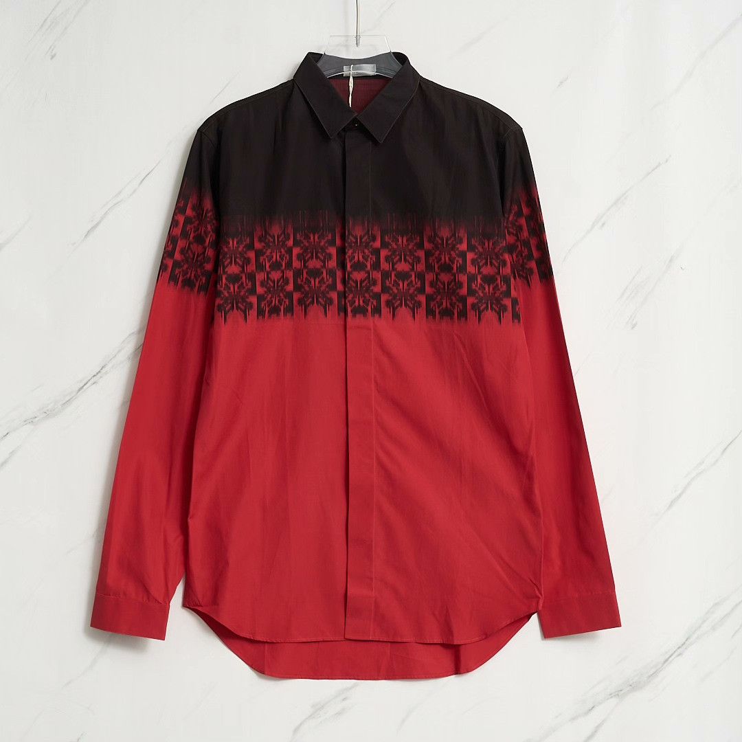 Dior Dior Men's Water-Dyed Colorblock Shirt Size US XXS / EU 40 - 1 Thumbnail