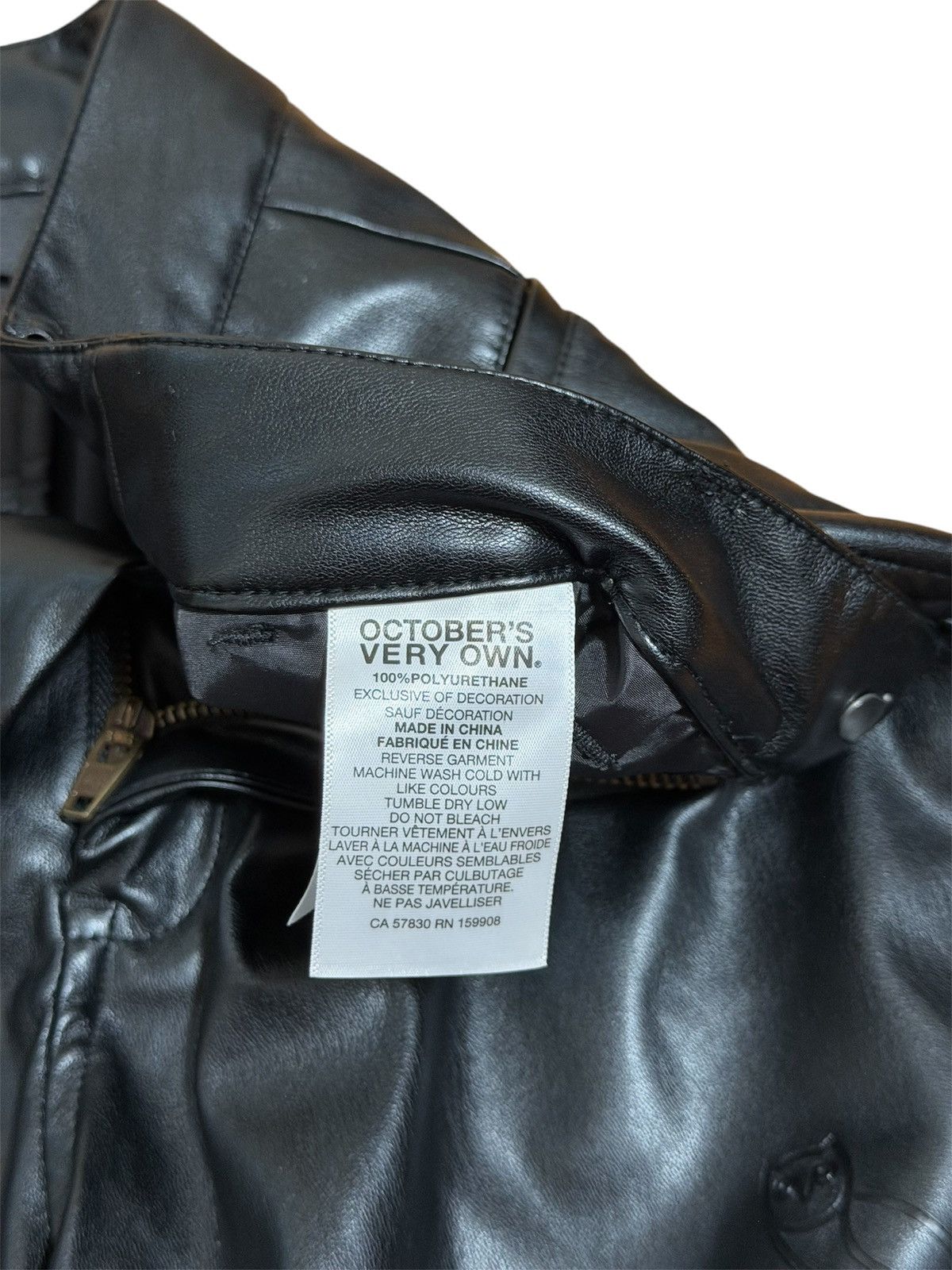 October's Very Own 🔥OVO Women’s Vegan Leather Cargo Pants/Octobers Very Own Size 27" / US 4 / IT 40 - 9 Thumbnail