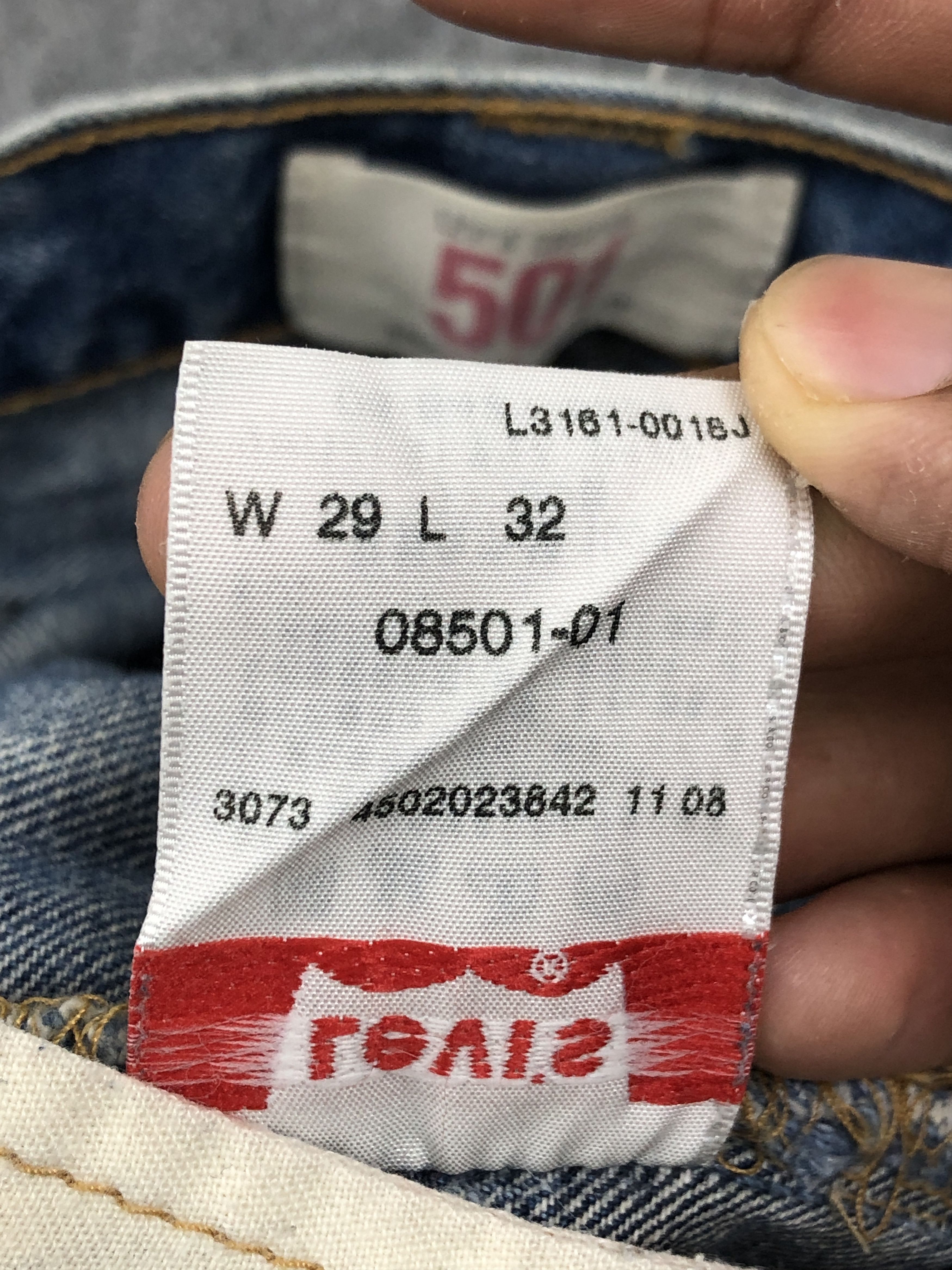 Levi's Stone Washed Vintage Levis 501 Jeans DP2312 Size US 29 - 15 Thumbnail