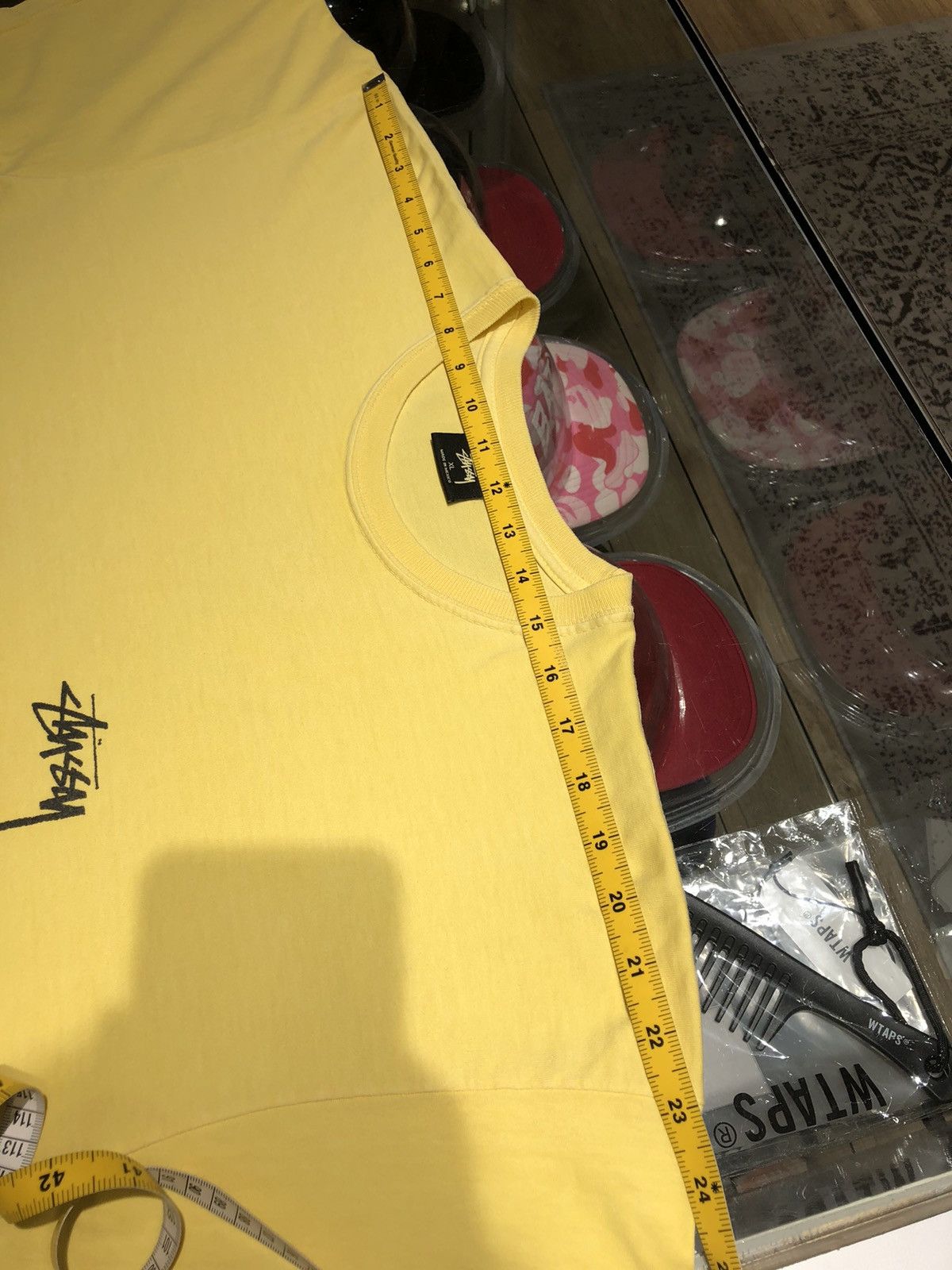 Stussy Stussy Dragon Yellow Pigment Dyed T-Shirt Size US XL / EU 56 / 4 - 17 Thumbnail