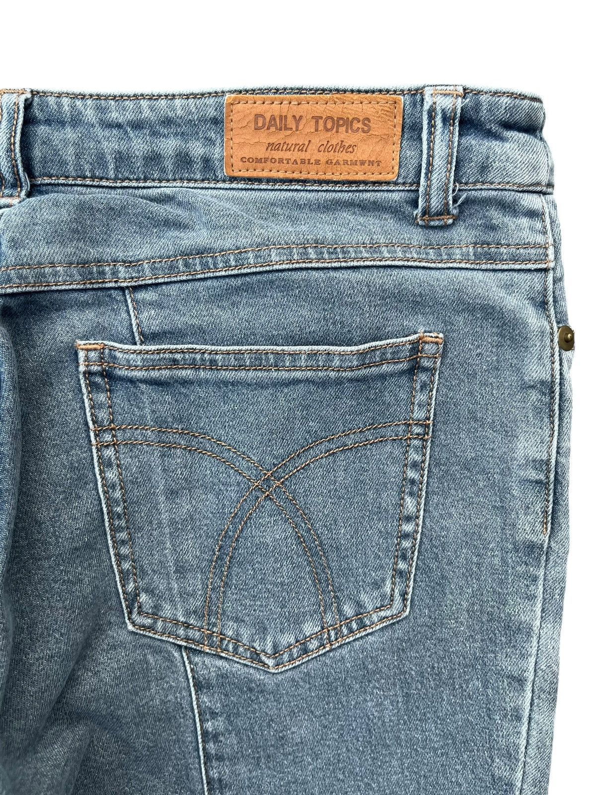 Japanese Brand × Le Grande Bleu (L.G.B.) Vintage Japanese Brand Slender Line Panel Super Flare Jeans Size US 29 - 7 Thumbnail