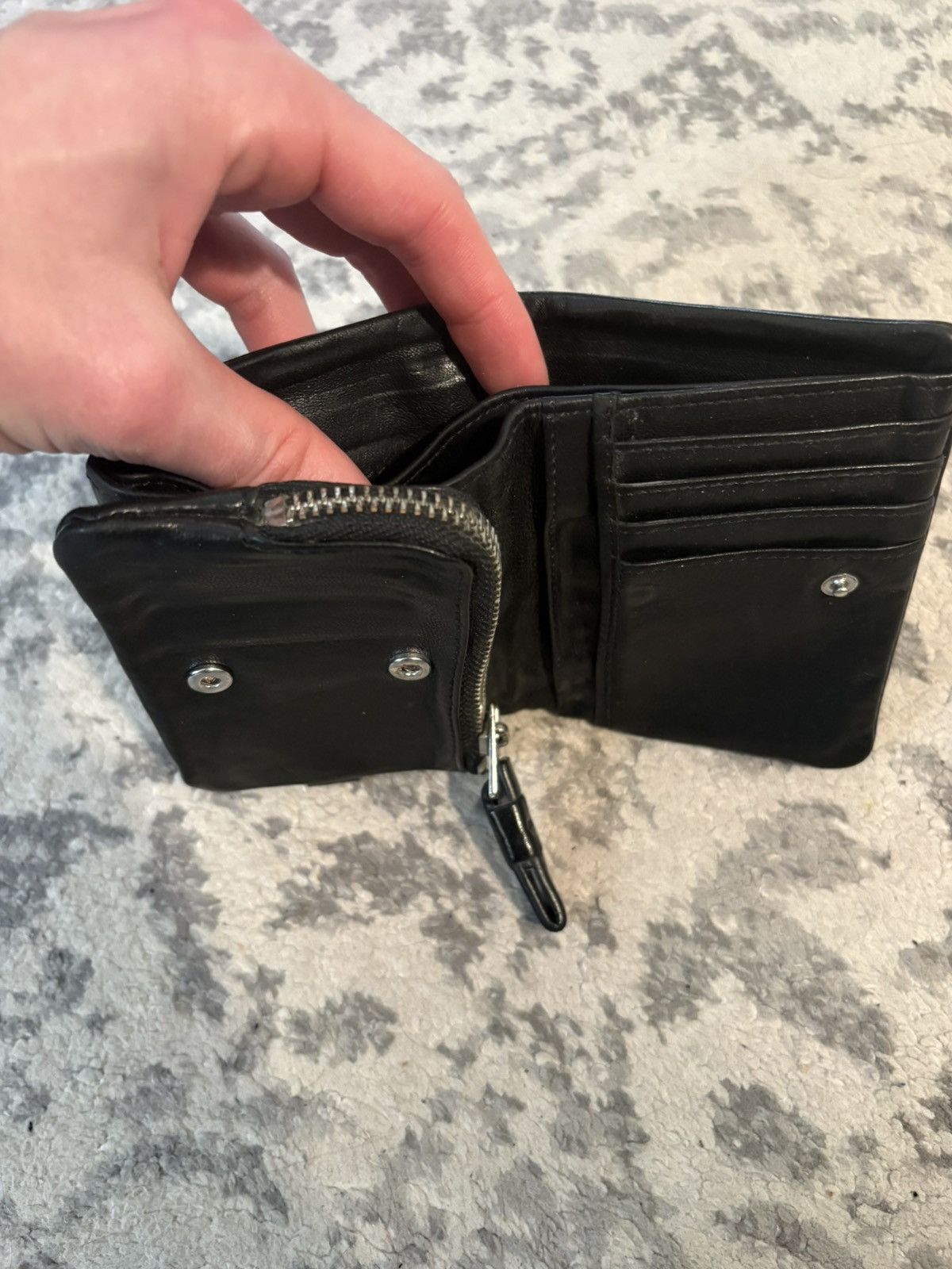 Allsaints ALLSAINTS Leather Wallet Size ONE SIZE - 4 Thumbnail
