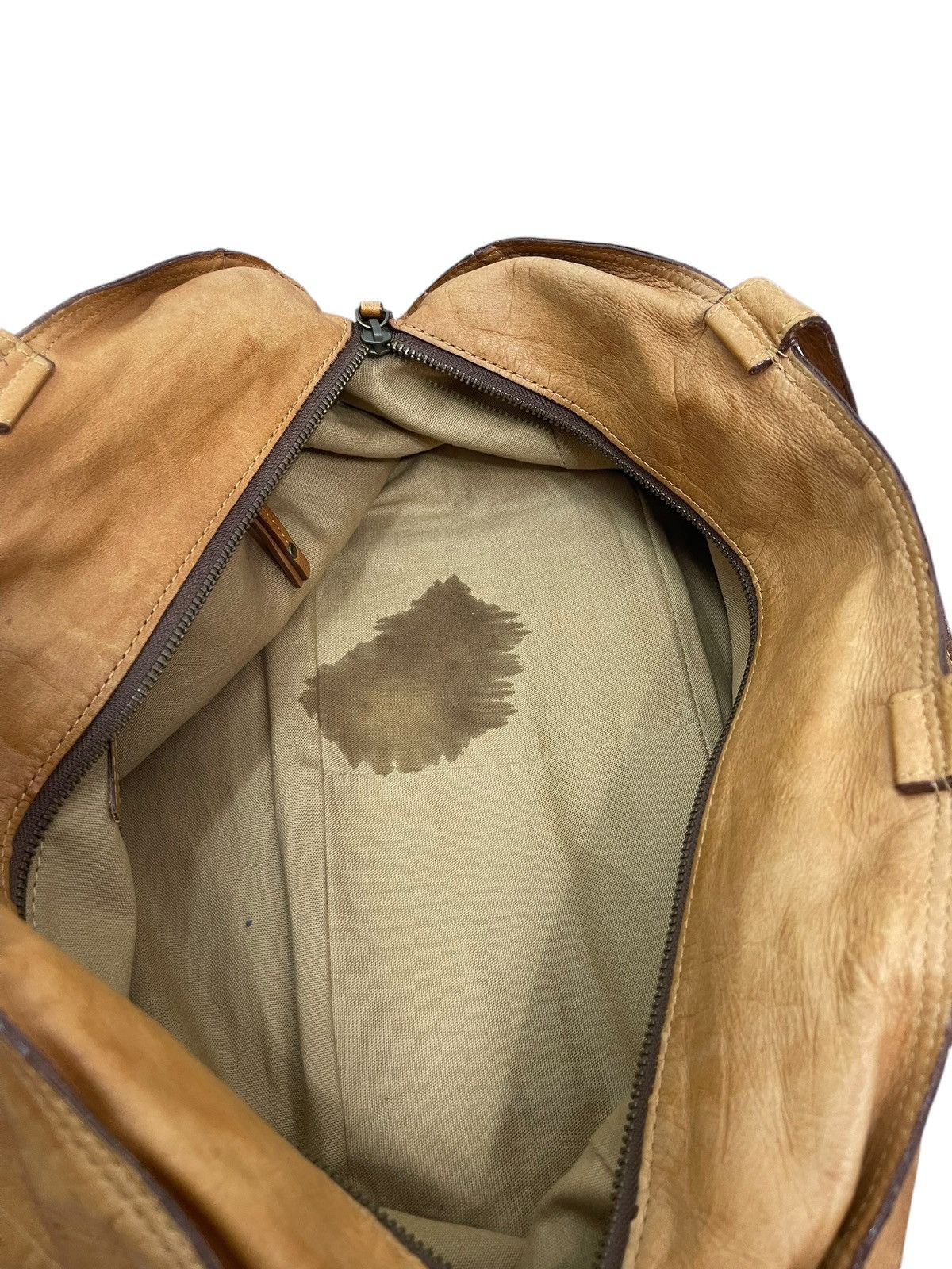 Japanese Brand Full Leather Patina Brown Sebenie Tote 3 Way Bag 1🟩1 Size ONE SIZE - 19 Thumbnail