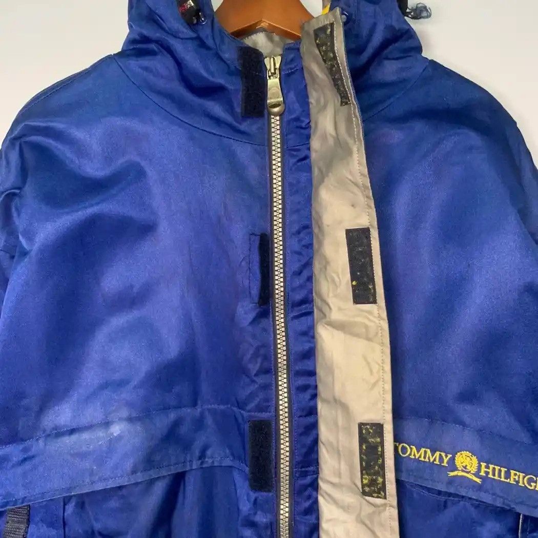 Sports Specialties × Tommy Hilfiger SEND OFFERS 🍁 Tommy Hilfinger Big Logo Back RARE Long Jacket Size US XL / EU 56 / 4 - 12 Thumbnail