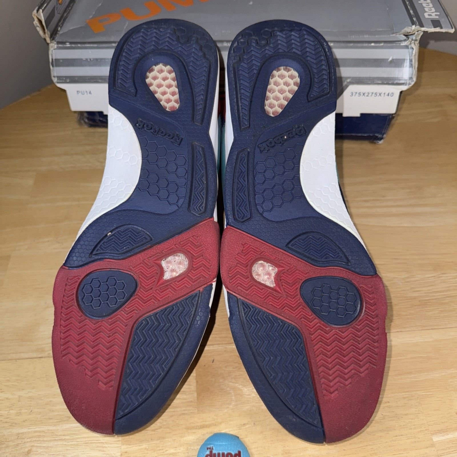Reebok MENS 12 Reebok Court Victory Pump Pro Navy With OG BOX Size US 12 / EU 45 - 8 Thumbnail