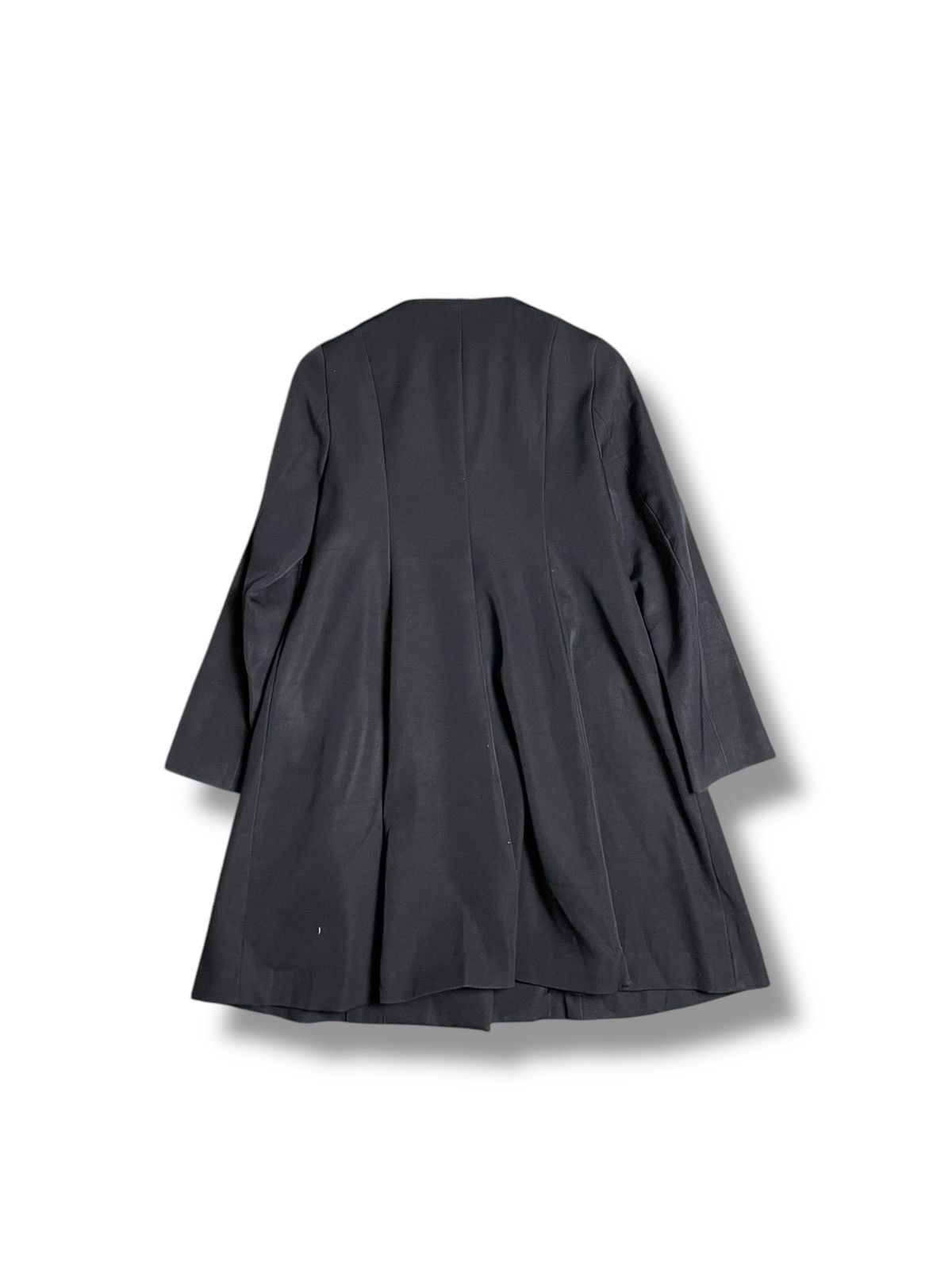 Japanese Brand Paratiisi Basic Long Coat Jacket Black (28) Size US S / EU 44-46 / 1 - 6 Thumbnail