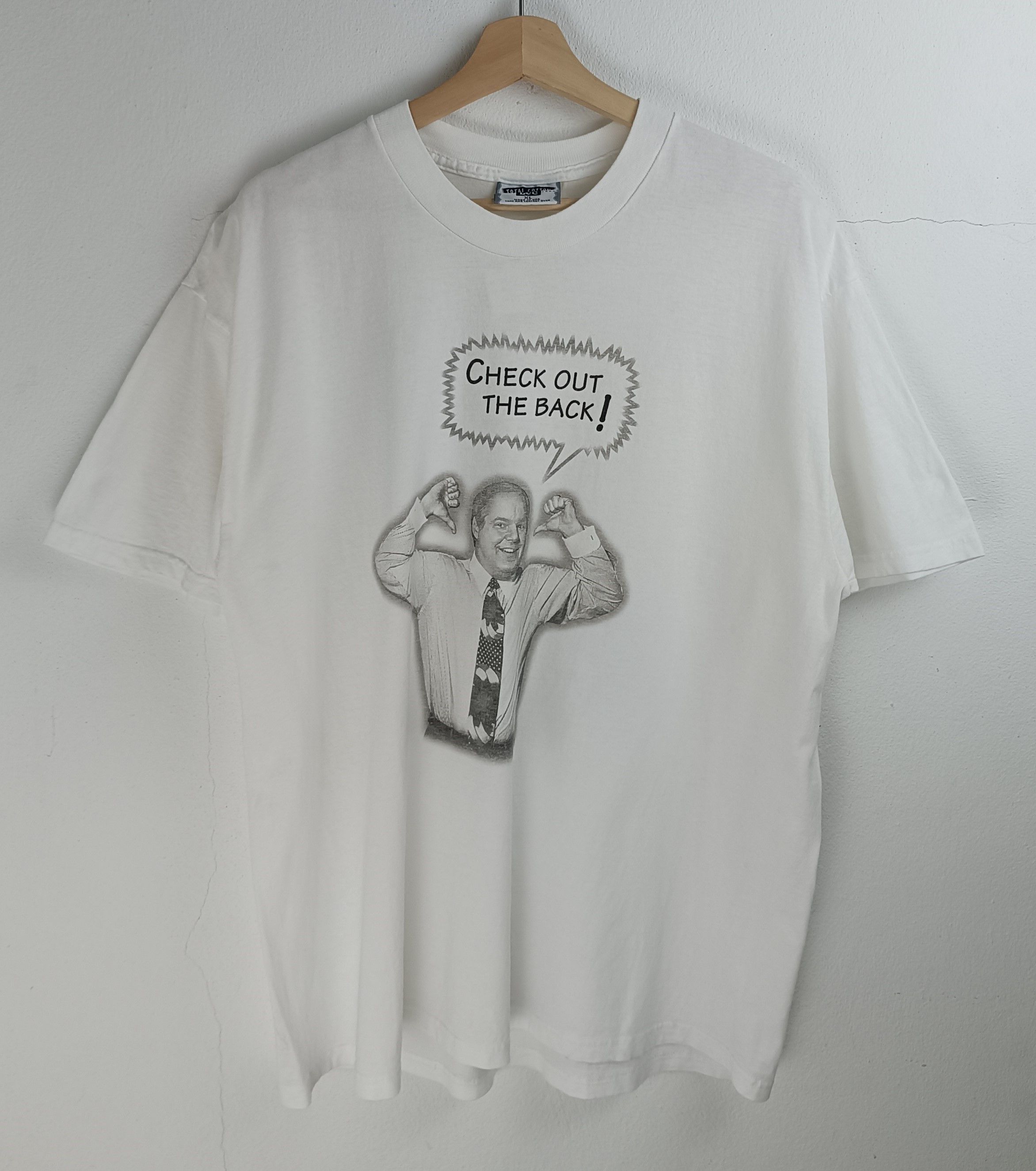 Vintage VINTAGE 90'S USA PRESIDENT ELECTION FUNNY TEE Size US XL / EU 56 / 4 - 3 Thumbnail