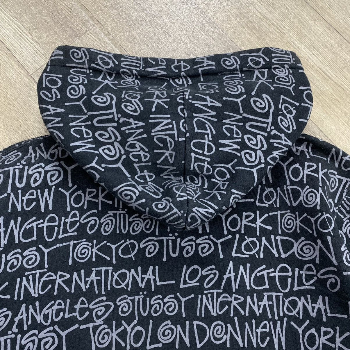 Stussy 00s Stussy World Tour Monogram Logo Pull Over Hoodie Japan Size US S / EU 44-46 / 1 - 14 Thumbnail