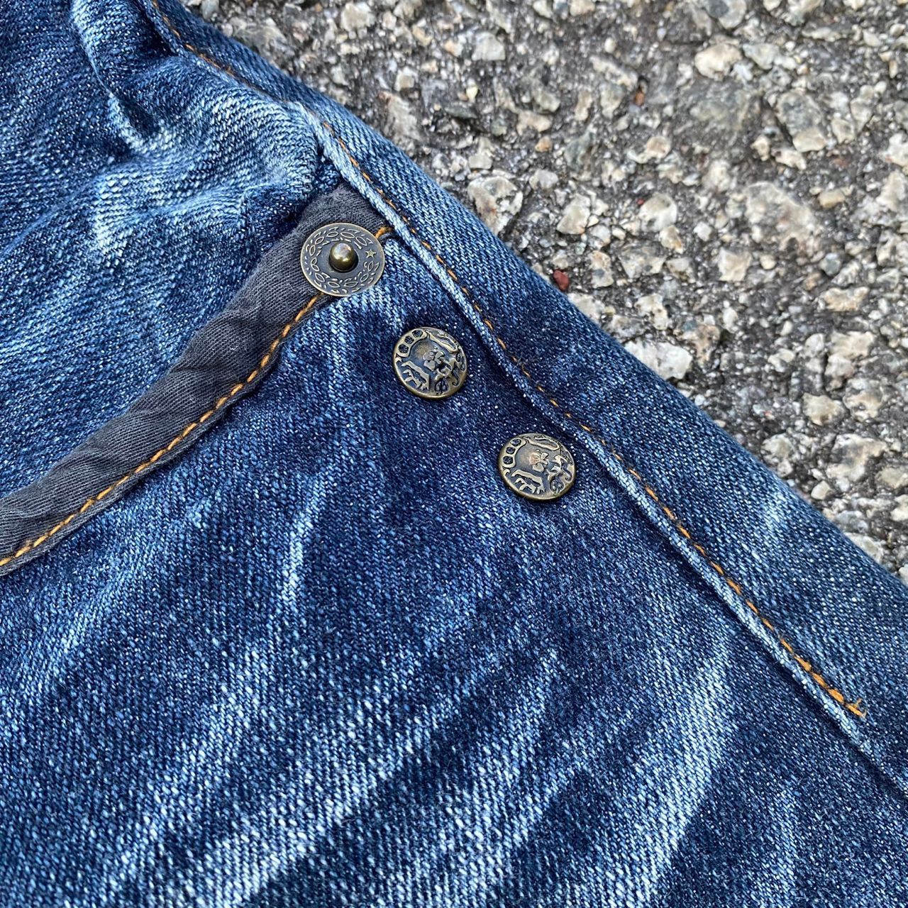 If Six Was Nine 💥Best Offer💥Vintage OririnJeans Distressed Denim Size US 32 / EU 48 - 11 Thumbnail
