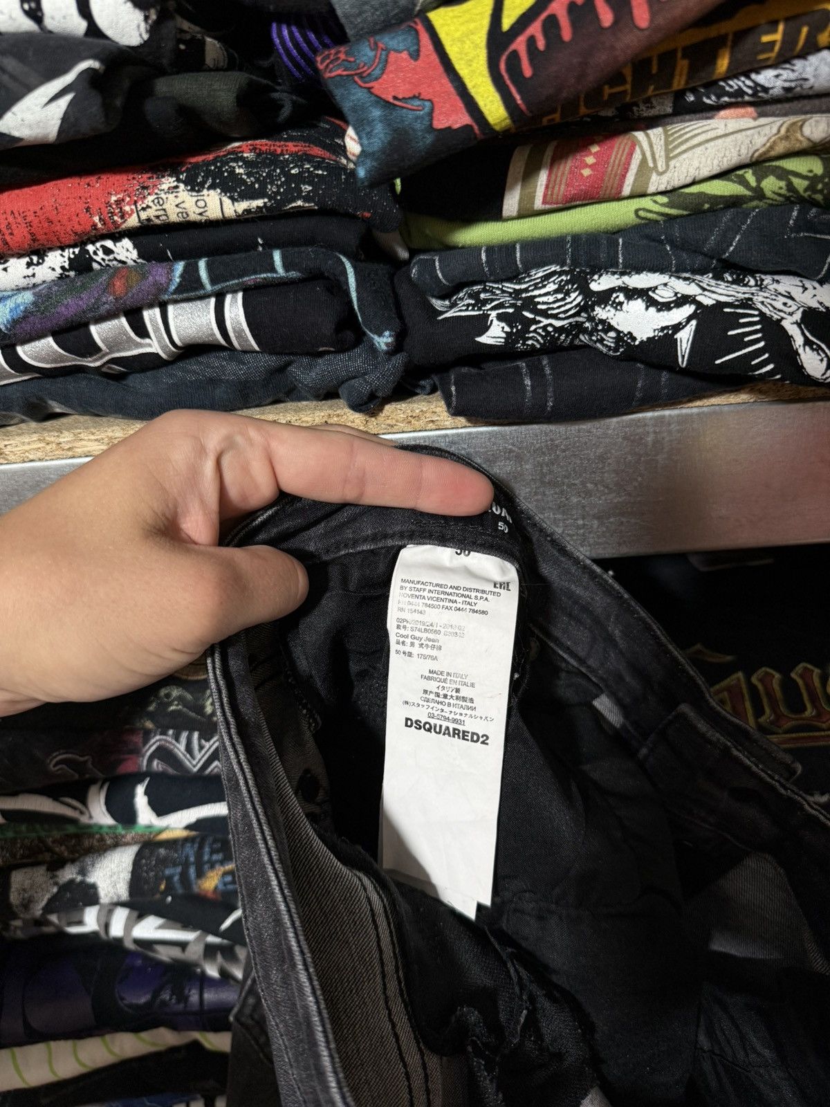 Dsquared2 Rare Luxury Dsquared2 Distressed Denim Gray Jeans Y2K Hype Size US 34 / EU 50 - 13 Thumbnail