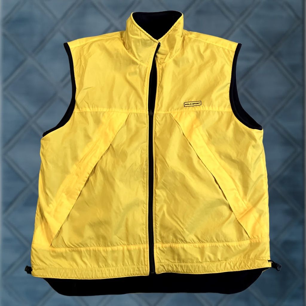 Polo Ralph Lauren VINTAGE Polo Sport Ralph Lauren Reversible Polartec Lined Vest Mens Large Size US L / EU 52-54 / 3 - 1 Thumbnail