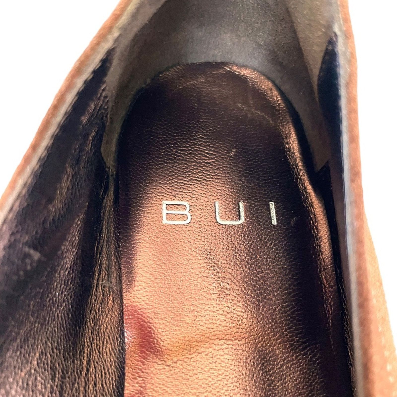 Barbara Bui BUI By Barbara Bui Brown Suede Buckle Accent Ballet Flats Size US 7.5 / IT 37.5 - 4 Thumbnail
