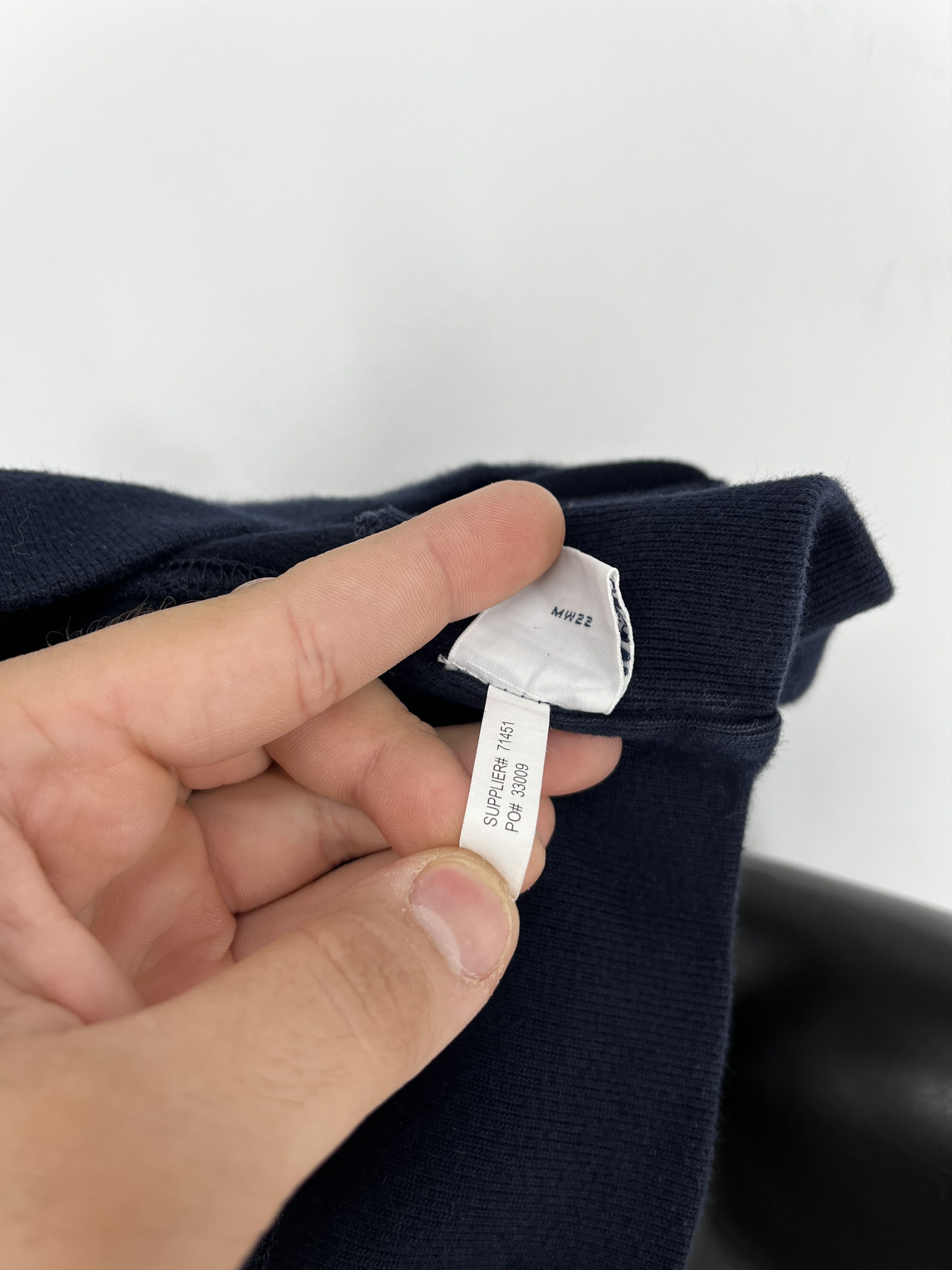 Polo Ralph Lauren × Ralph Lauren × Vintage Retro Polo Ralph Lauren Blue Shawl Collar Sweatshirt Size US M / EU 48-50 / 2 - 13 Thumbnail