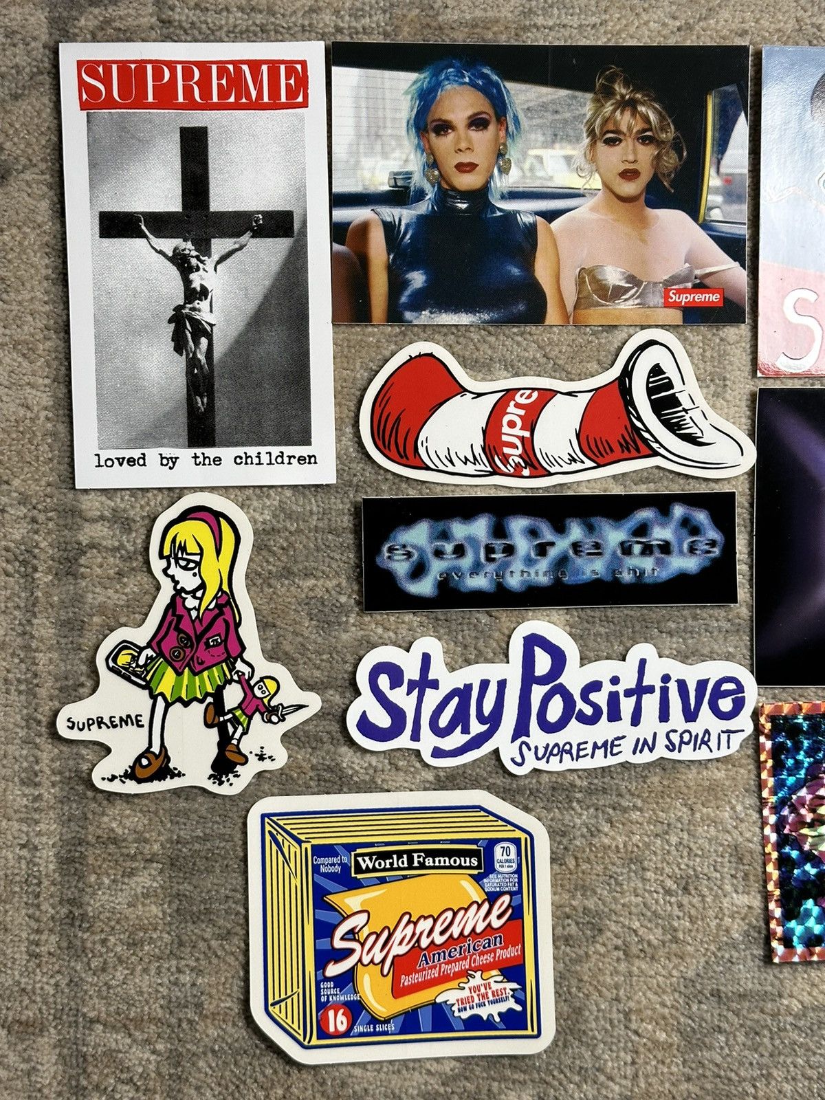 Supreme 10x Supreme Stickers Lot Size ONE SIZE - 2 Thumbnail