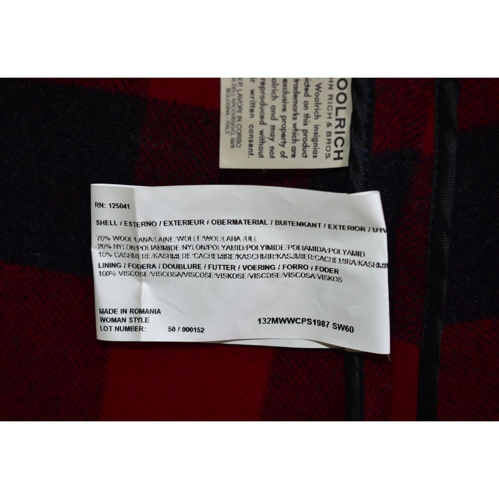 Woolrich Woolen Mills NWT WOOLRICH Buffalo Plaid Wool Parka Coat Jacket Size XS Size XS / US 0-2 / IT 36-38 - 6 Thumbnail