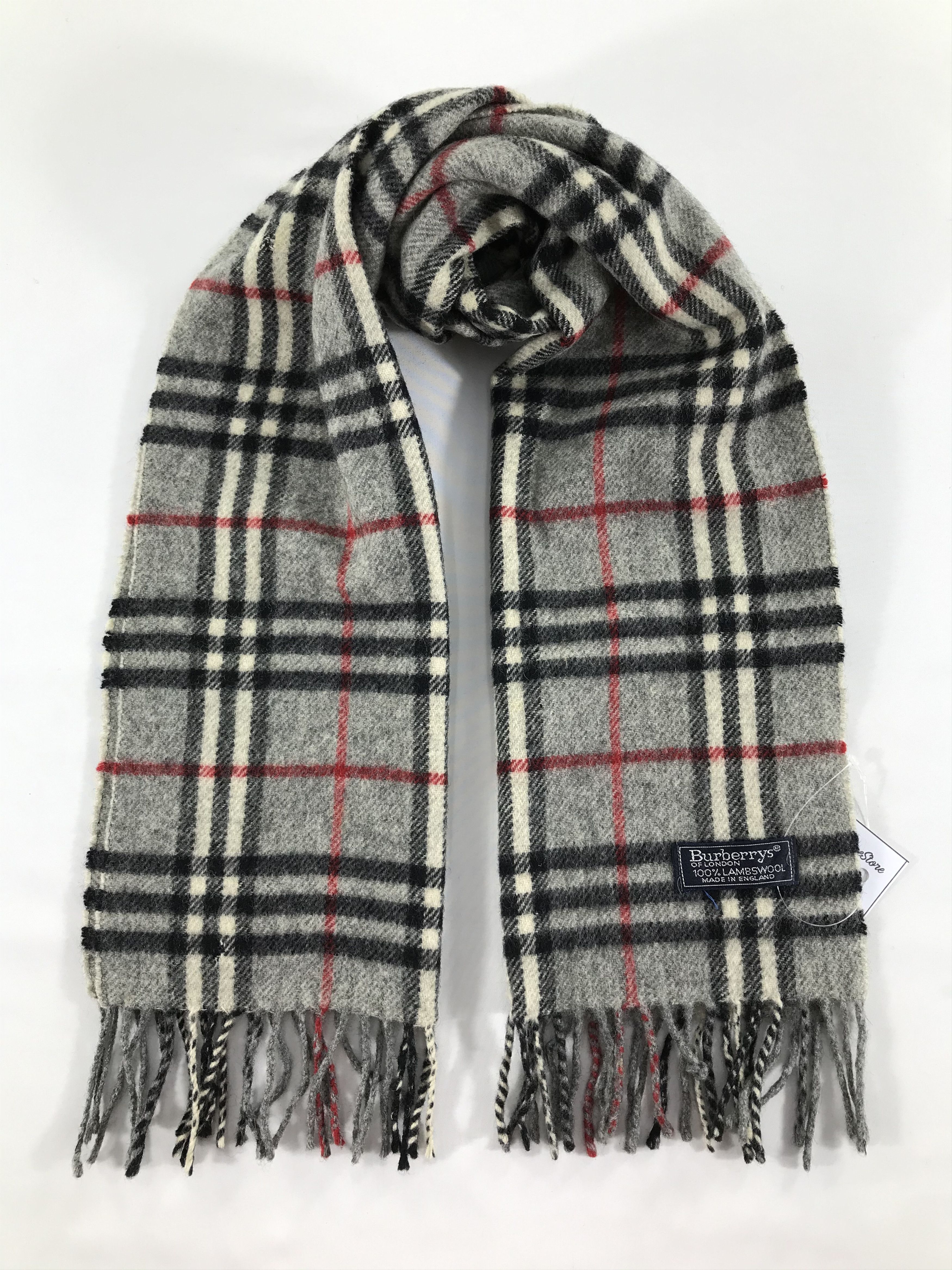 Burberry Vintage Burberry Scarf/Muffler/Neckwear MF1473 Size ONE SIZE - 1 Thumbnail