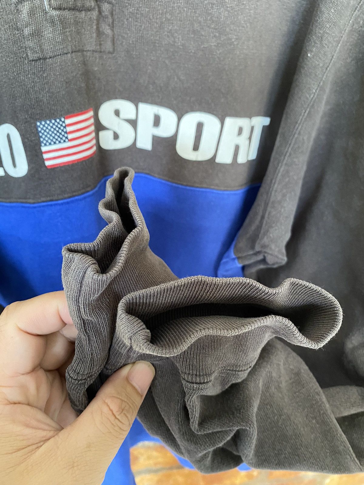 Polo Ralph Lauren 1990s Iconic Polo Sport Raglan rugby Size US L / EU 52-54 / 3 - 9 Thumbnail