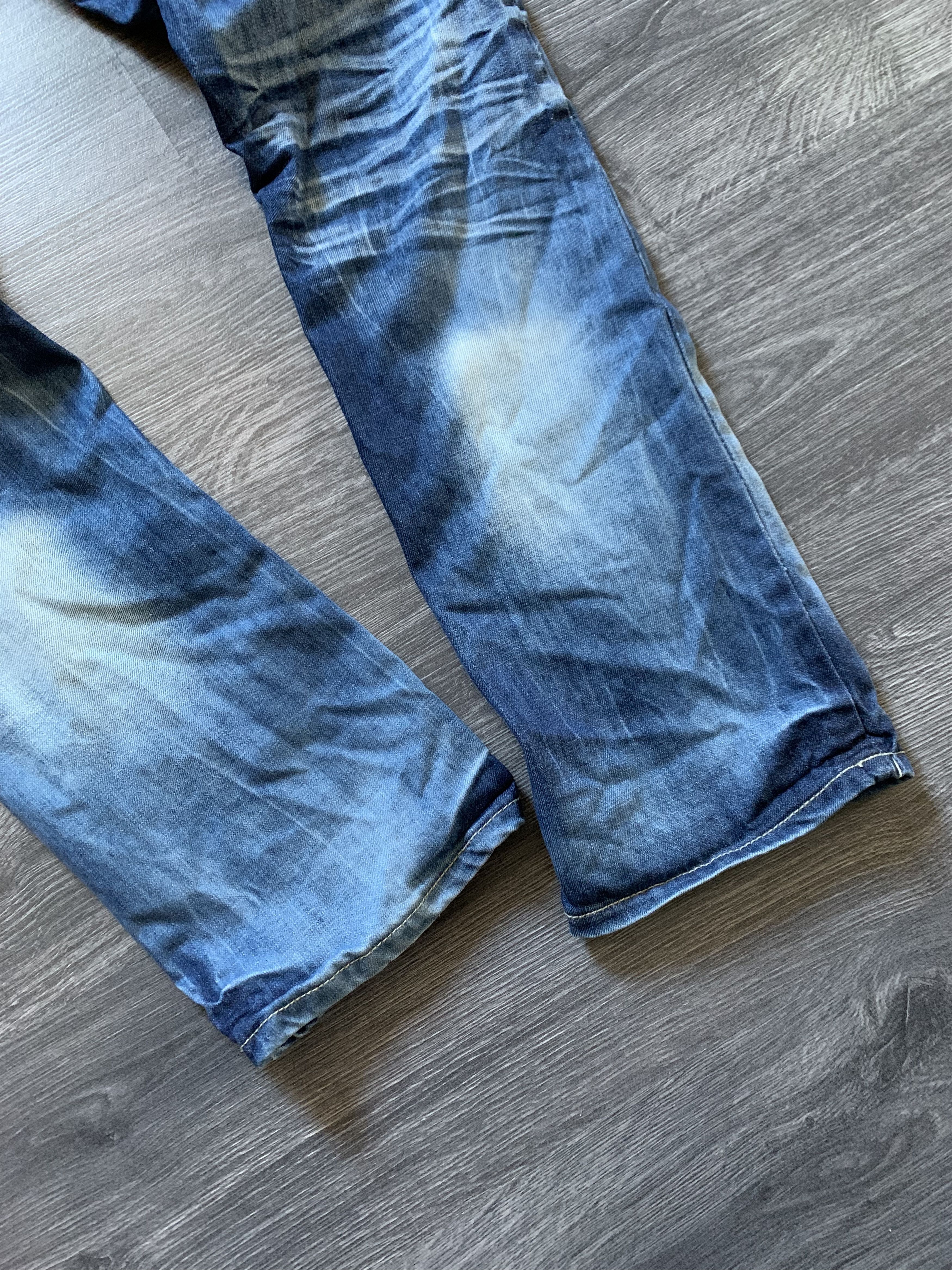Japanese Brand × Vintage Vintage Y2K Washed Denim Japanese Style jeans Size US 29 - 6 Thumbnail