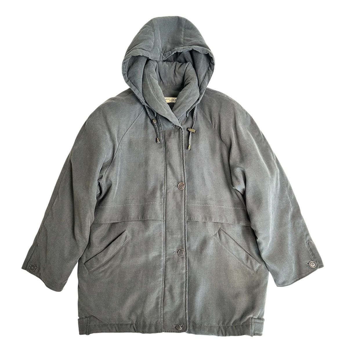 London Fog London Fog Jacket Detachable Hood Zip Quilted Fleece Liner Size US M / EU 48-50 / 2 - 1 Thumbnail