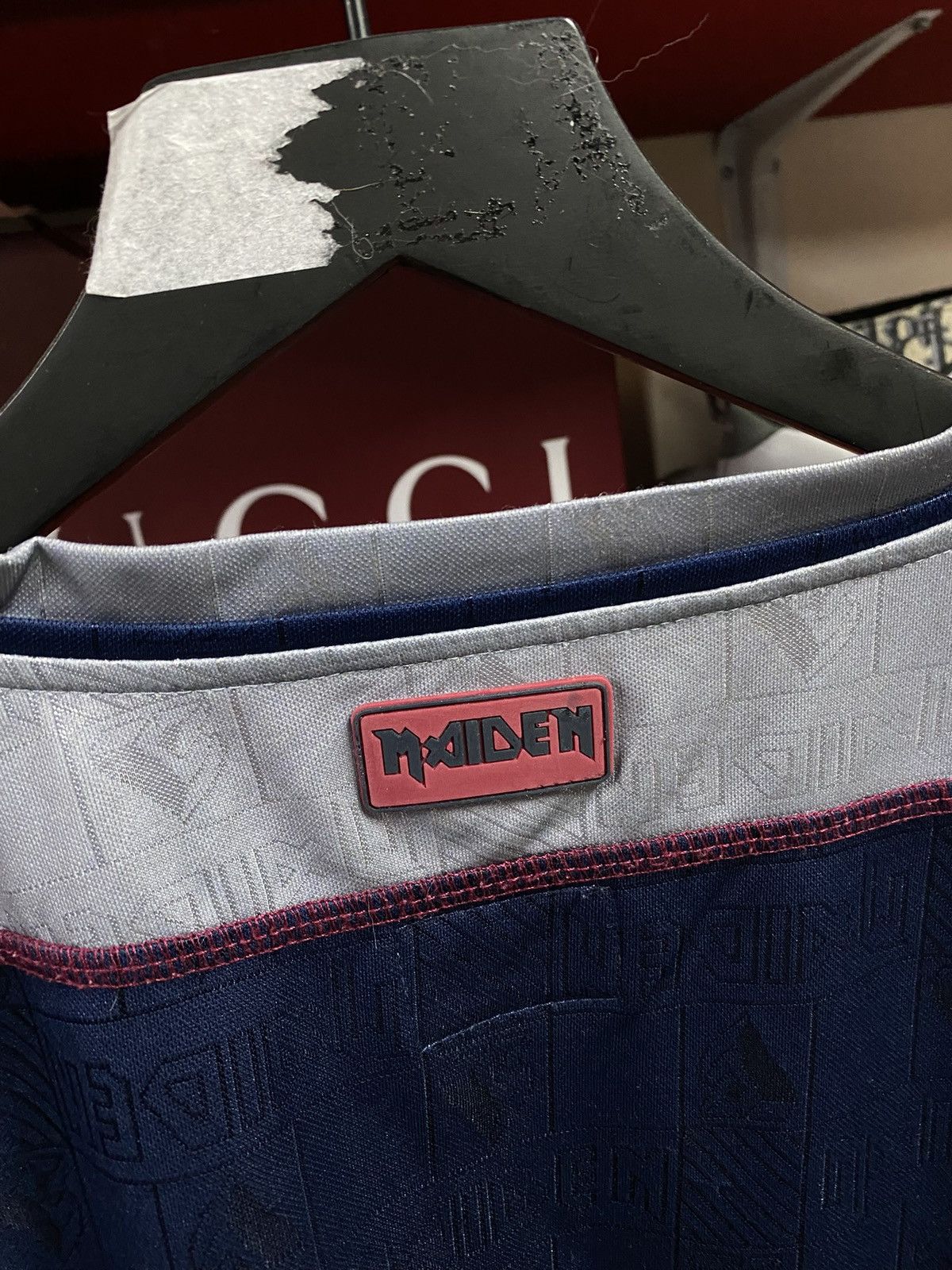 Vintage Vintage 90’s Iron Maiden Jersey Rare Band Tee Adult XLarge Size US XL / EU 56 / 4 - 7 Thumbnail