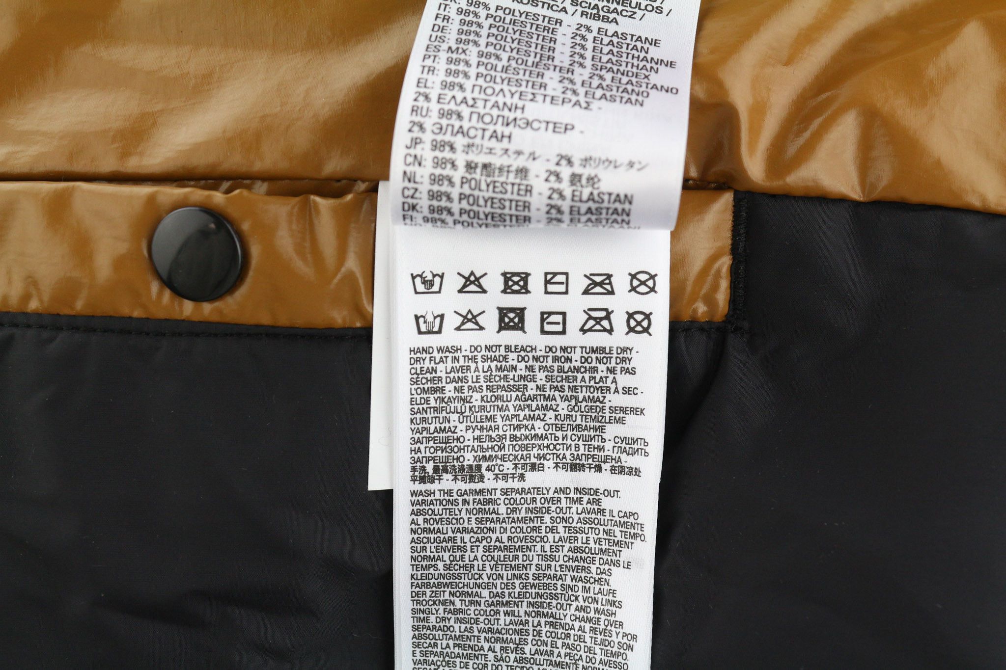 Diesel W-STEN L Brown Duck Down Quilted Zip Jacket 40013 Size US L / EU 52-54 / 3 - 12 Thumbnail