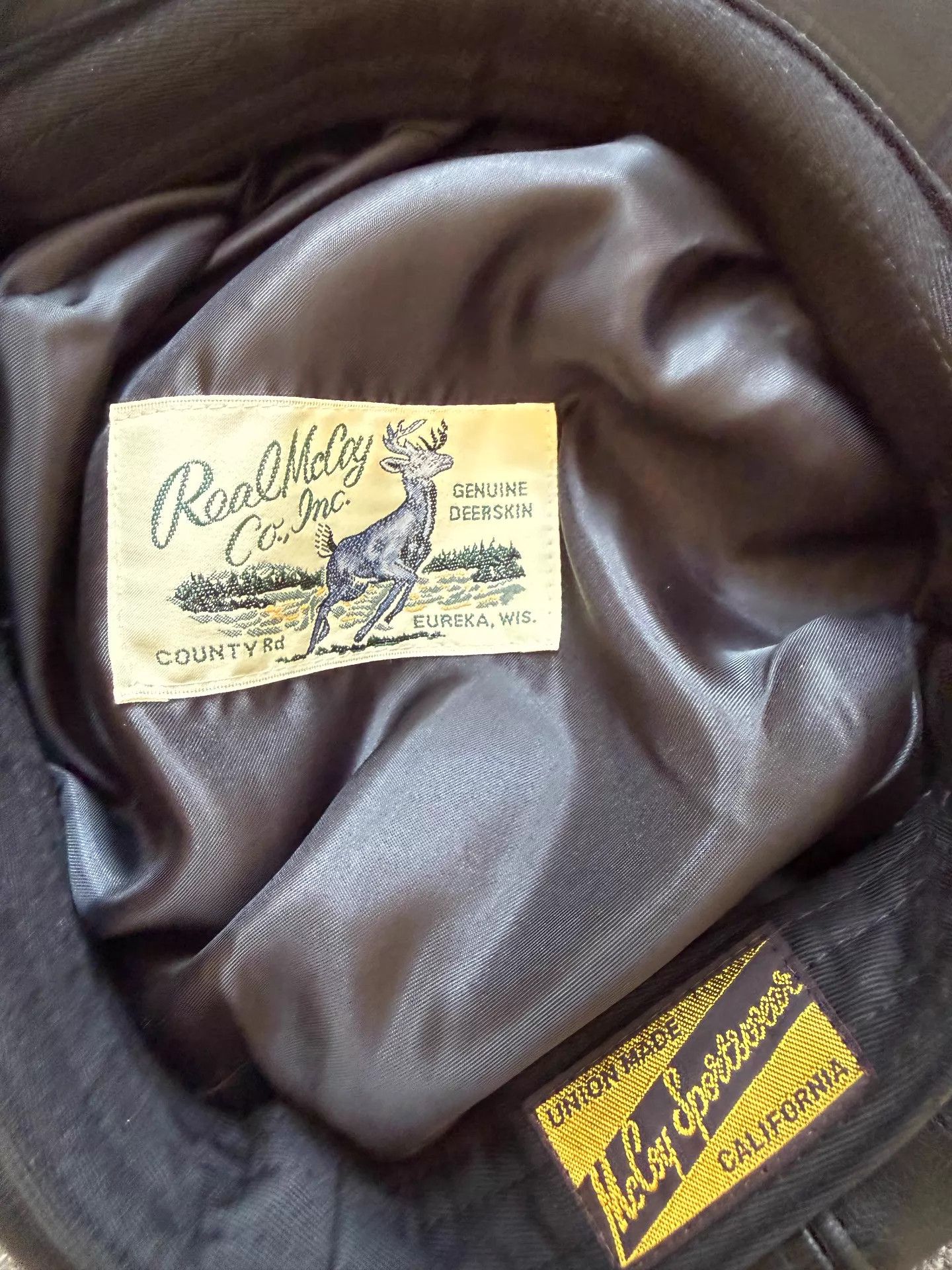 The Real McCoy's Real McCoy Deerskin Beret & Newsboy Cap Mint Rare Size ONE SIZE - 6 Thumbnail