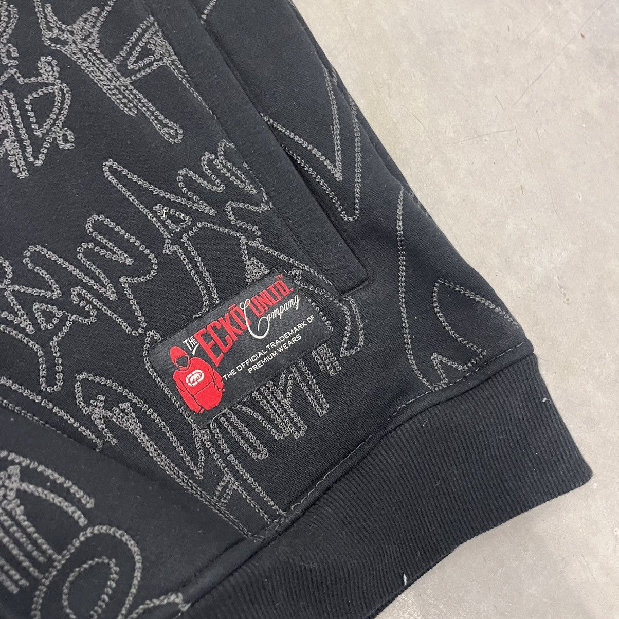 Ecko Unltd. Y2K Ecko Unltd black Zip Up AOP hoodie 2xl graffiti fox Size US XXL / EU 58 / 5 - 7 Thumbnail